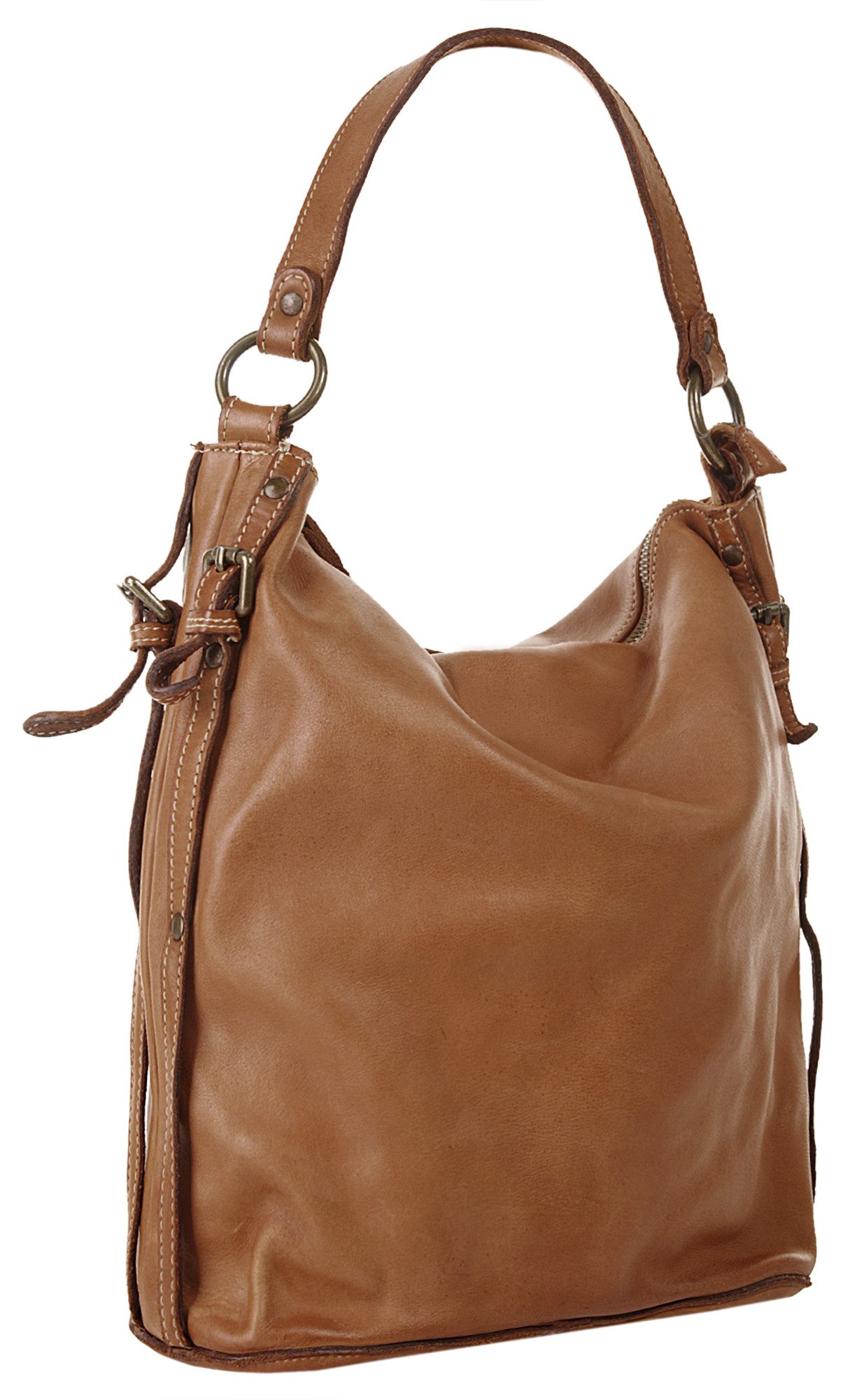 Cluty Umhängetasche, echt Leder, Made in Italy günstig online kaufen