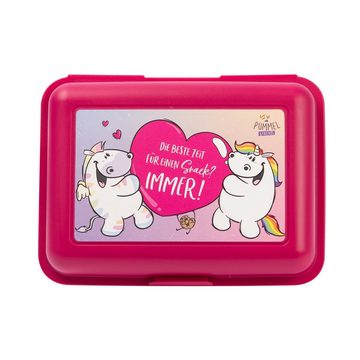 United Labels® Lunchbox Pummel & Friends Brotdose - Die beste Zeit für einen Snack? IMMER!, Kunststoff (PP)