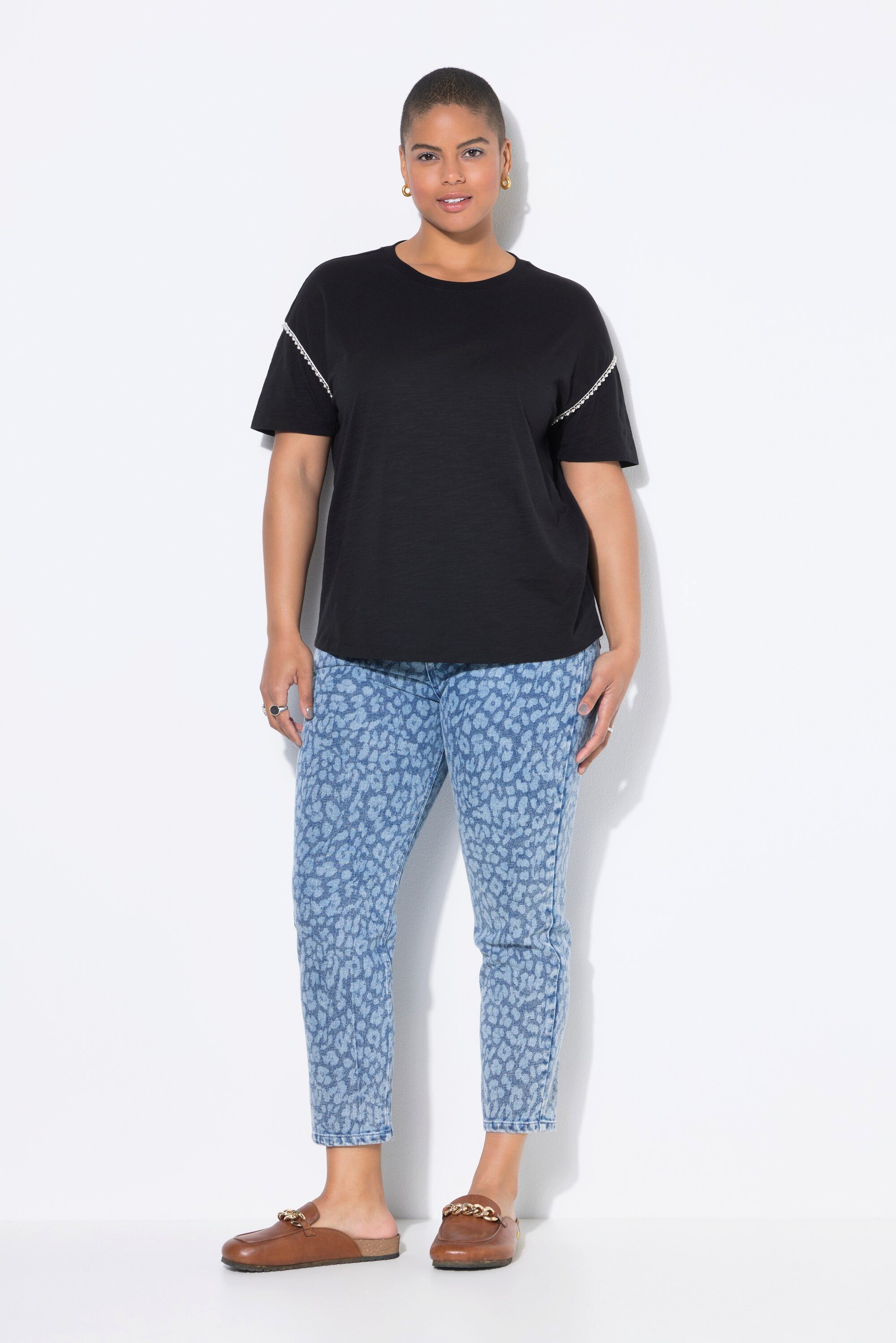 Studio Untold T-Shirt T-Shirt Classic Shape Schmuckkante