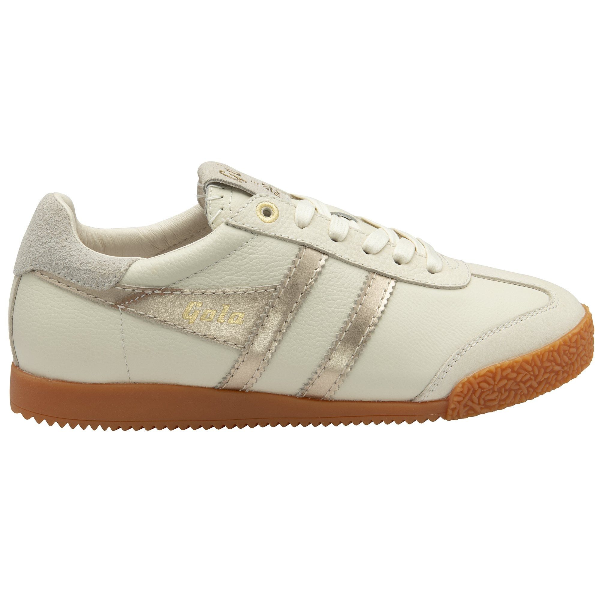 Gola Elan Camden 2026 - Made in England - offwhite/gold Damen Sneaker