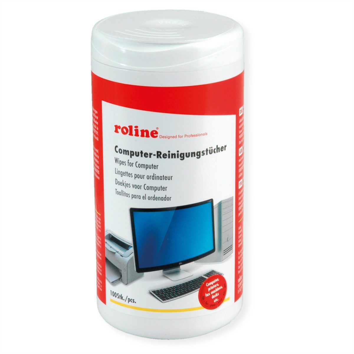ROLINE Reinigungs-Set Universalreinigungstücher, 100 Stück