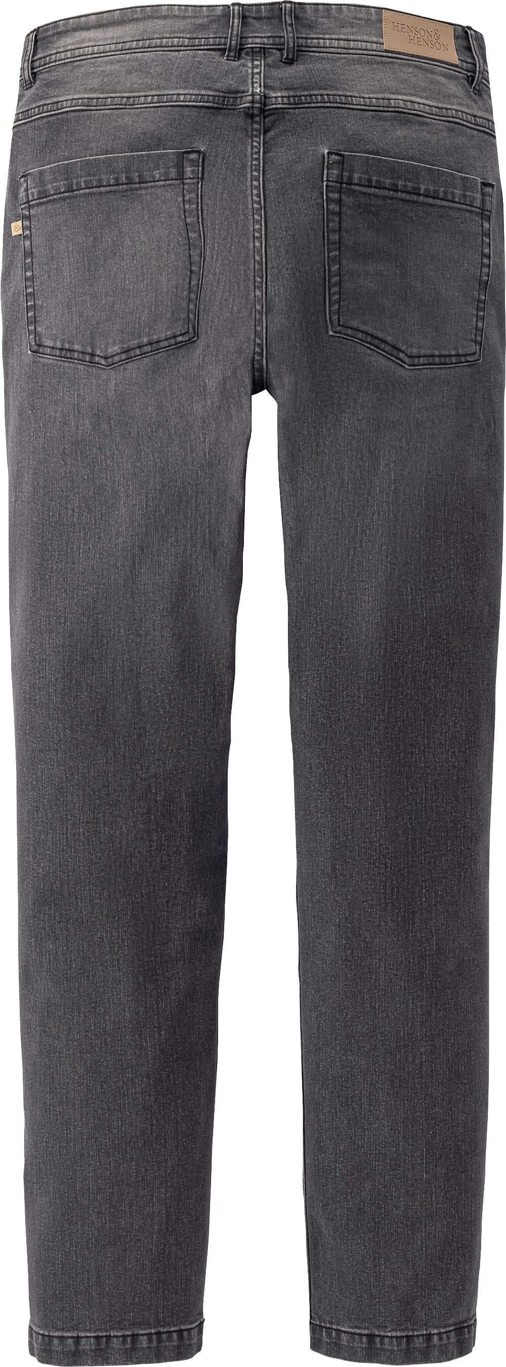 HENSON&HENSON Stretch-Jeans (Set, 2er-Pack) aus strapazierfähigem 12 oz Denim