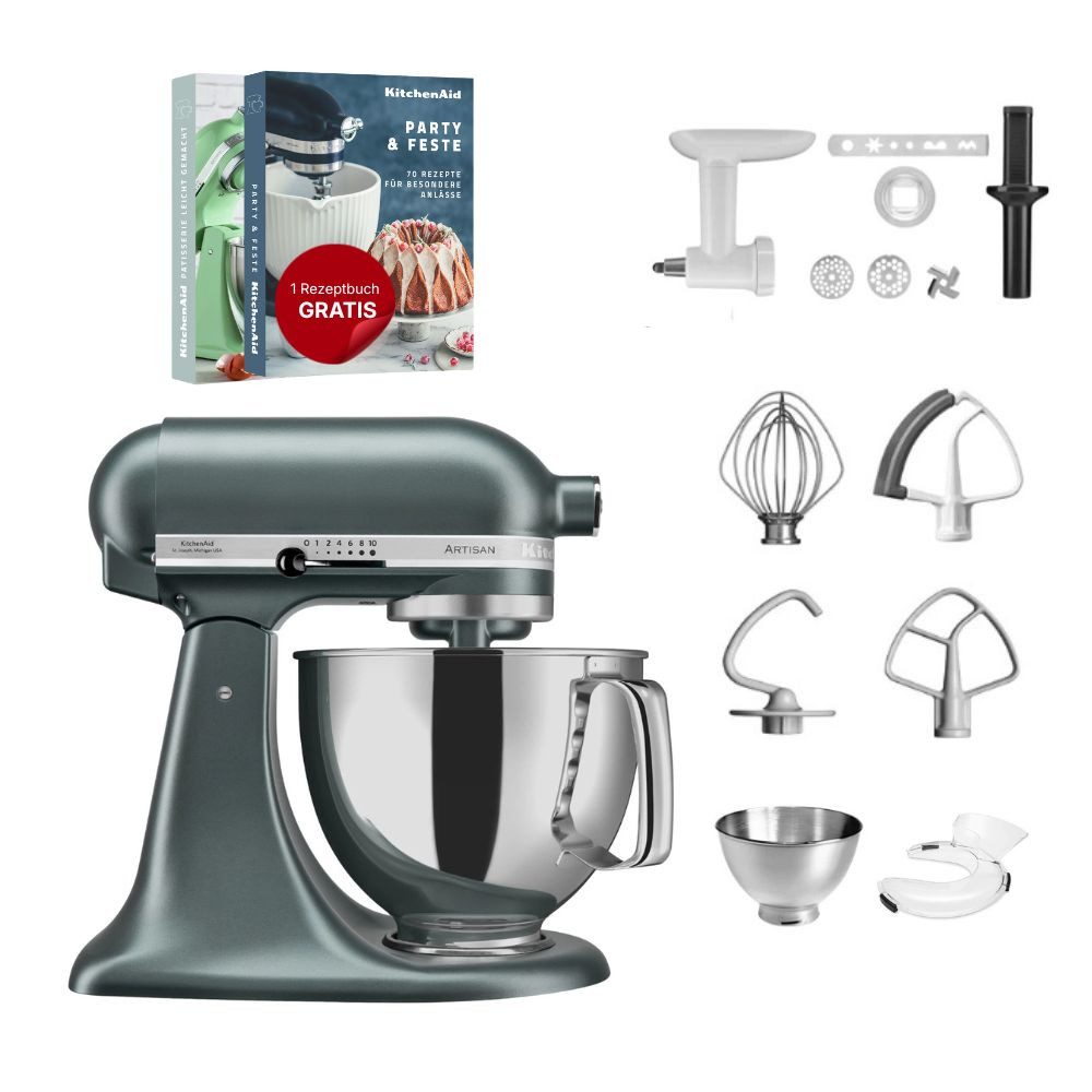Küchenmaschine KitchenAid 4,8 L 5KSM175 Artisan Küchenmaschine Cookielover