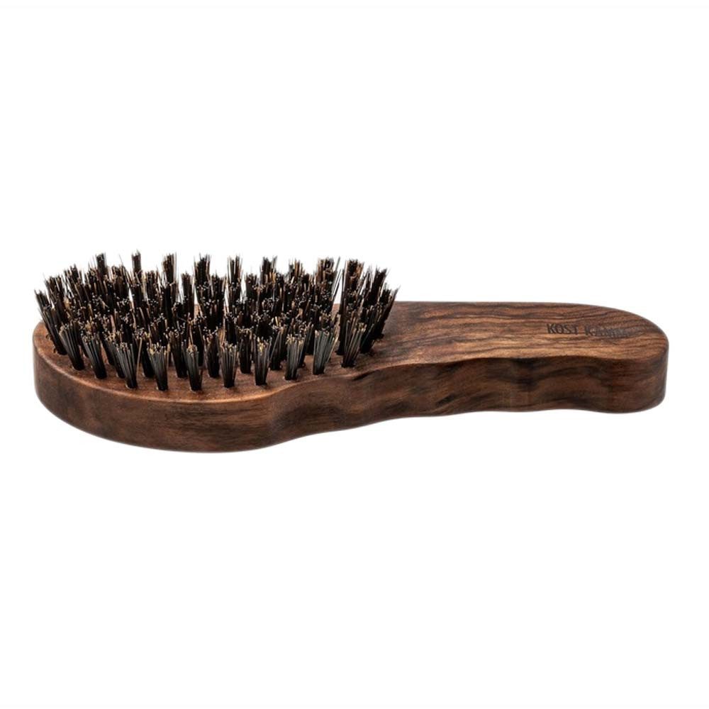 Kost Kamm Haarbürste Haarpflegebürste - Ergonomisch Nussbaum extrahart 19,5cm