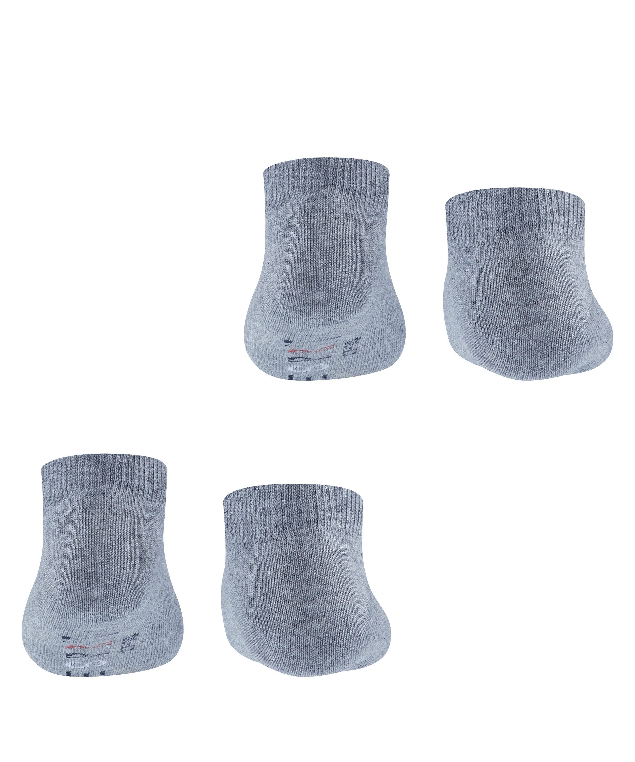 Esprit Sneakersocken Foot Logo (2 Paar) verstärkt, knöchelfrei, Cotton-Mix
