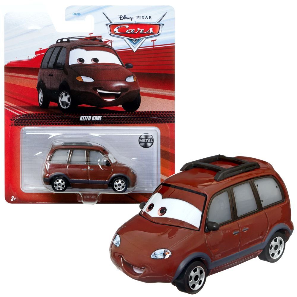 Disney Cars Spielzeug-Rennwagen Fahrzeuge Racing Style Disney Cars Die Cast 1:55 Auto Mattel Keith Kone