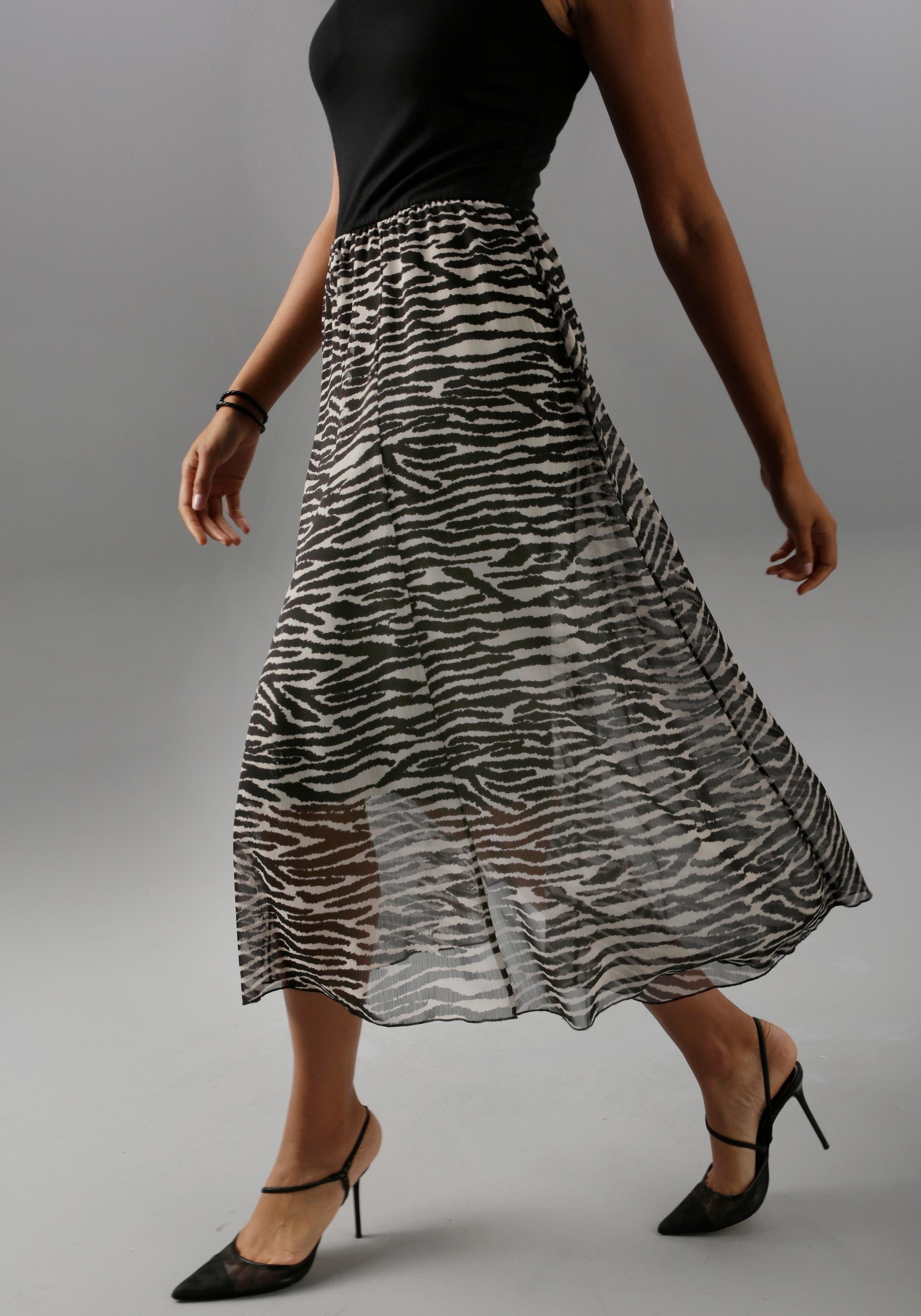 Aniston SELECTED Partykleid im Animal-Print