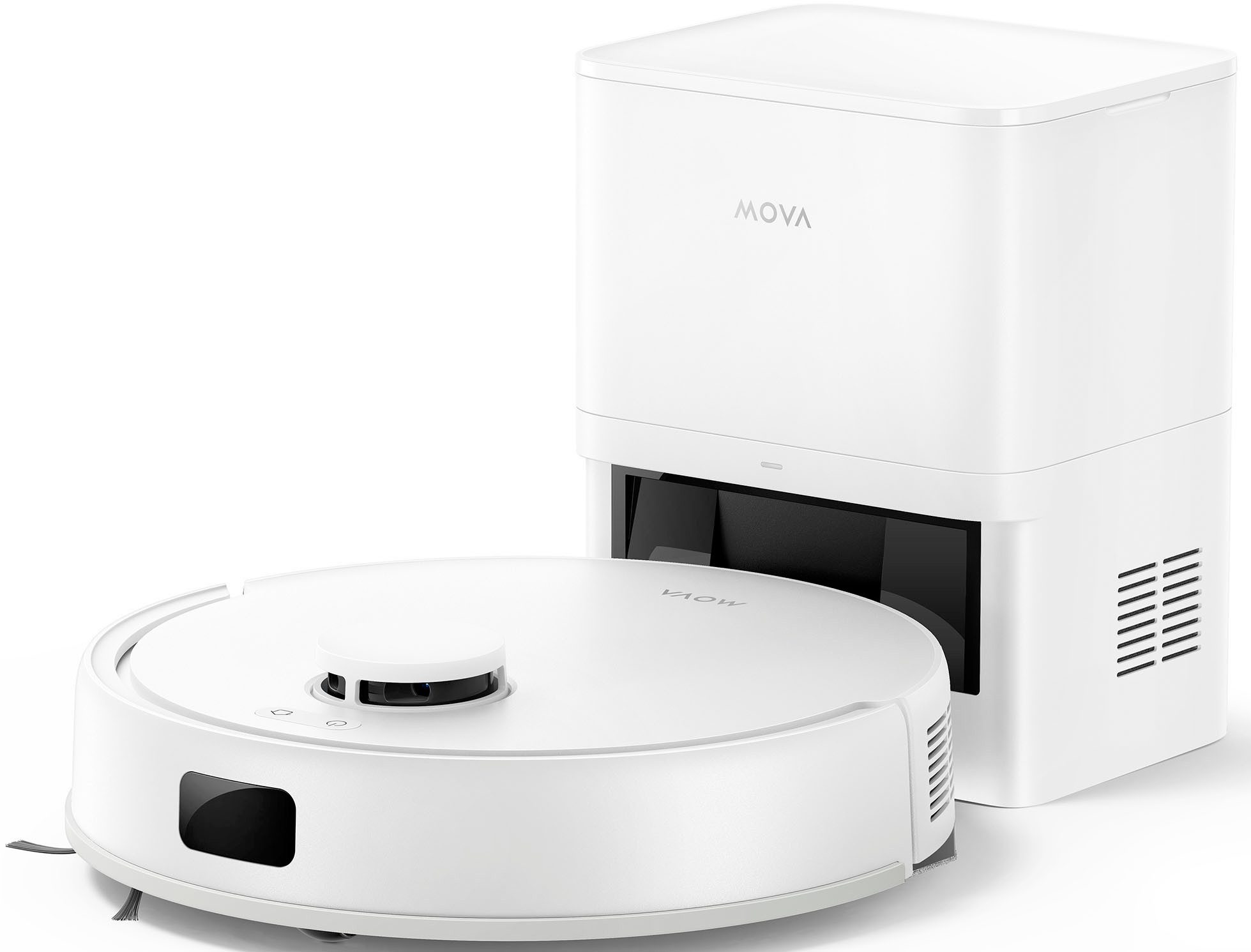 Mova Saugroboter mit Wischfunktion MOVA E20 Plus, 680 W, mit Beutel, 5.000 Pa Saugkraft, Hindernisvermeidung, 3 Wasserdurchflussstufen