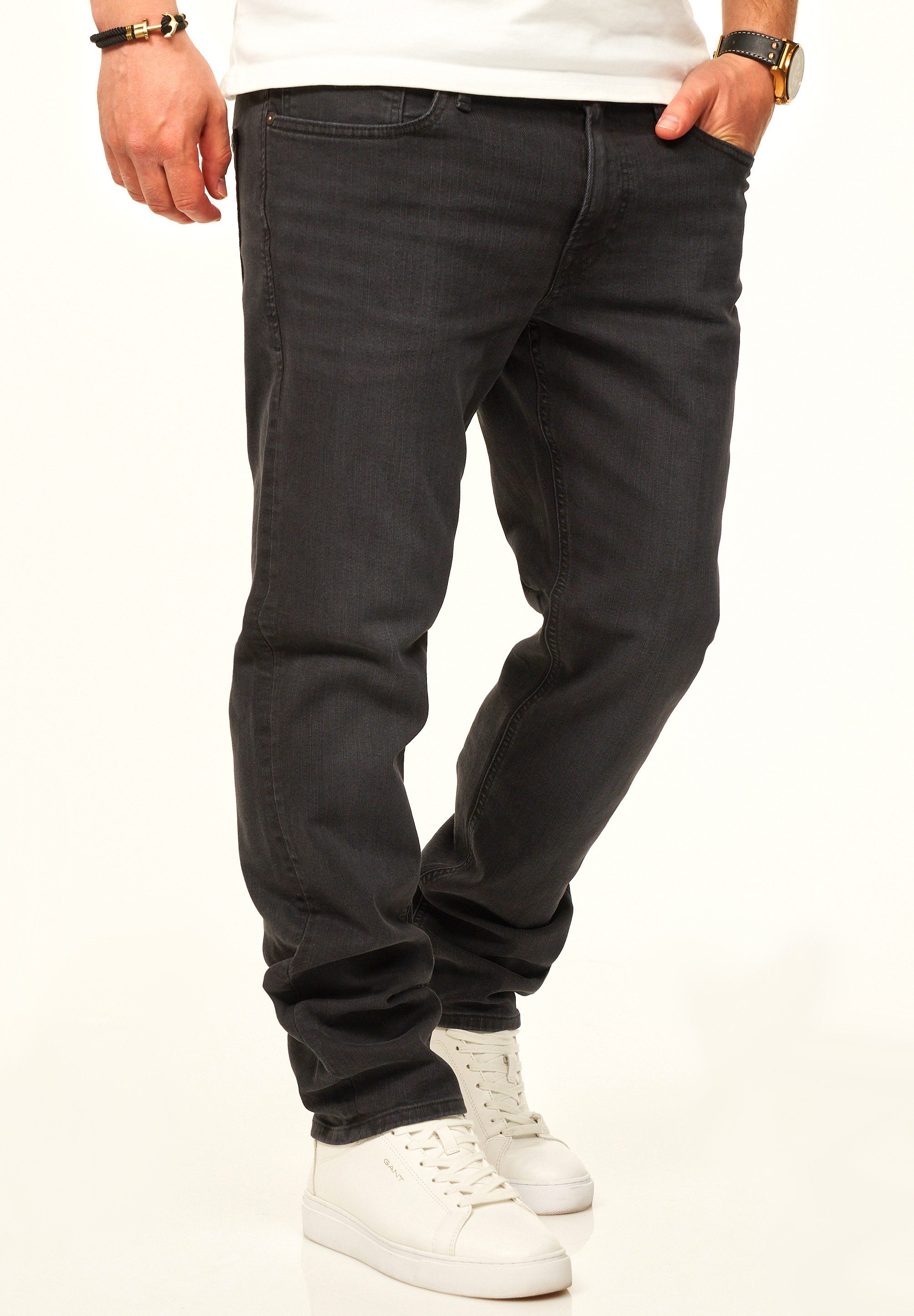 Tapered-fit-Jeans MIKE ARIS Original Denim Hose mit Stretch