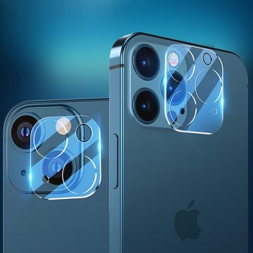 Cadorabo Schutzfolie Apple iPhone 13 PRO, Camera Protector Schutzfolie Kratzfest Linsen Schutz