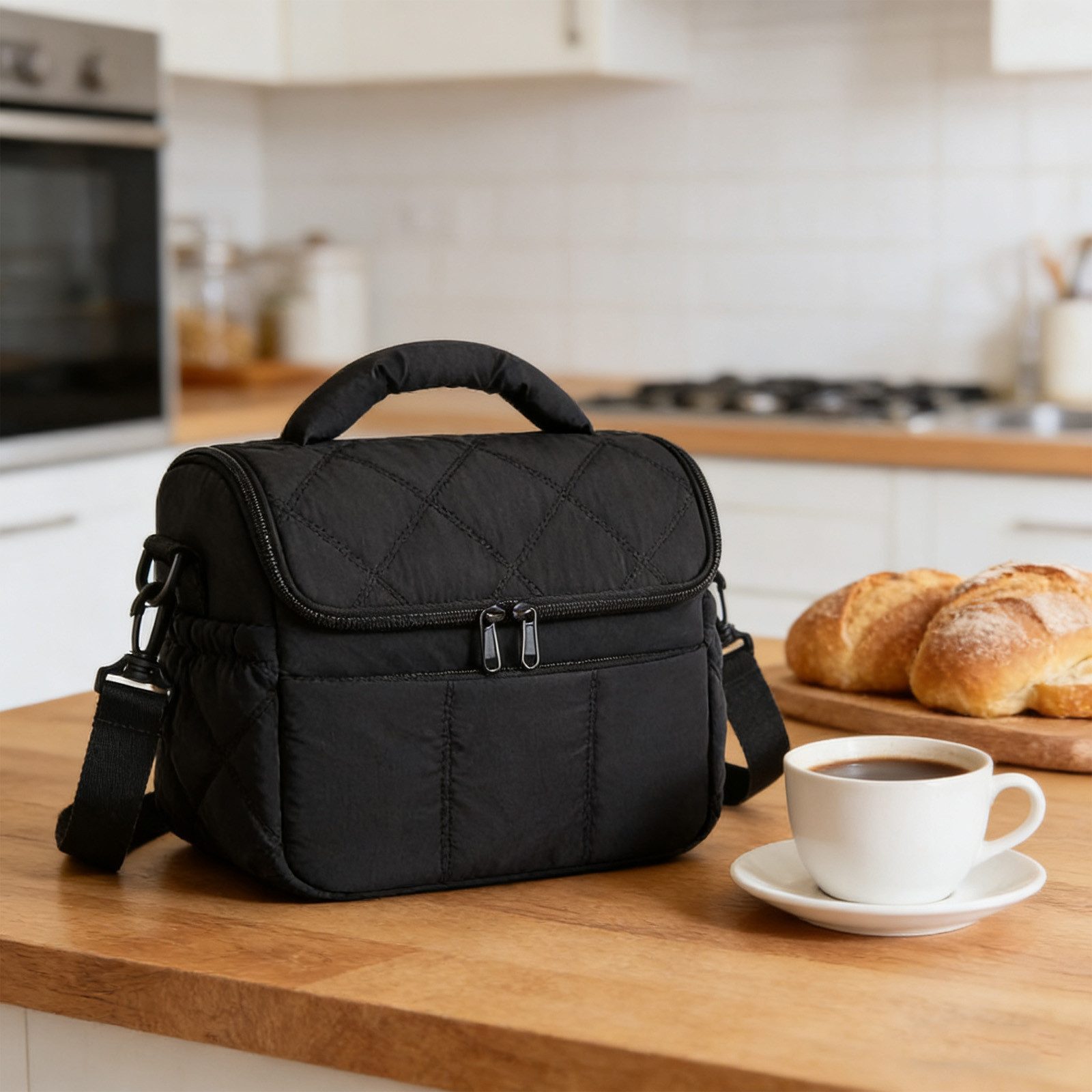 REDOM Kühltasche Thermotasche Picknicktasche Isolierte Lunch-Tasche Isoliertasche, Mehrfachfächer und geeignet für Arbeit Reisen und Outdoor-Aktivitäten