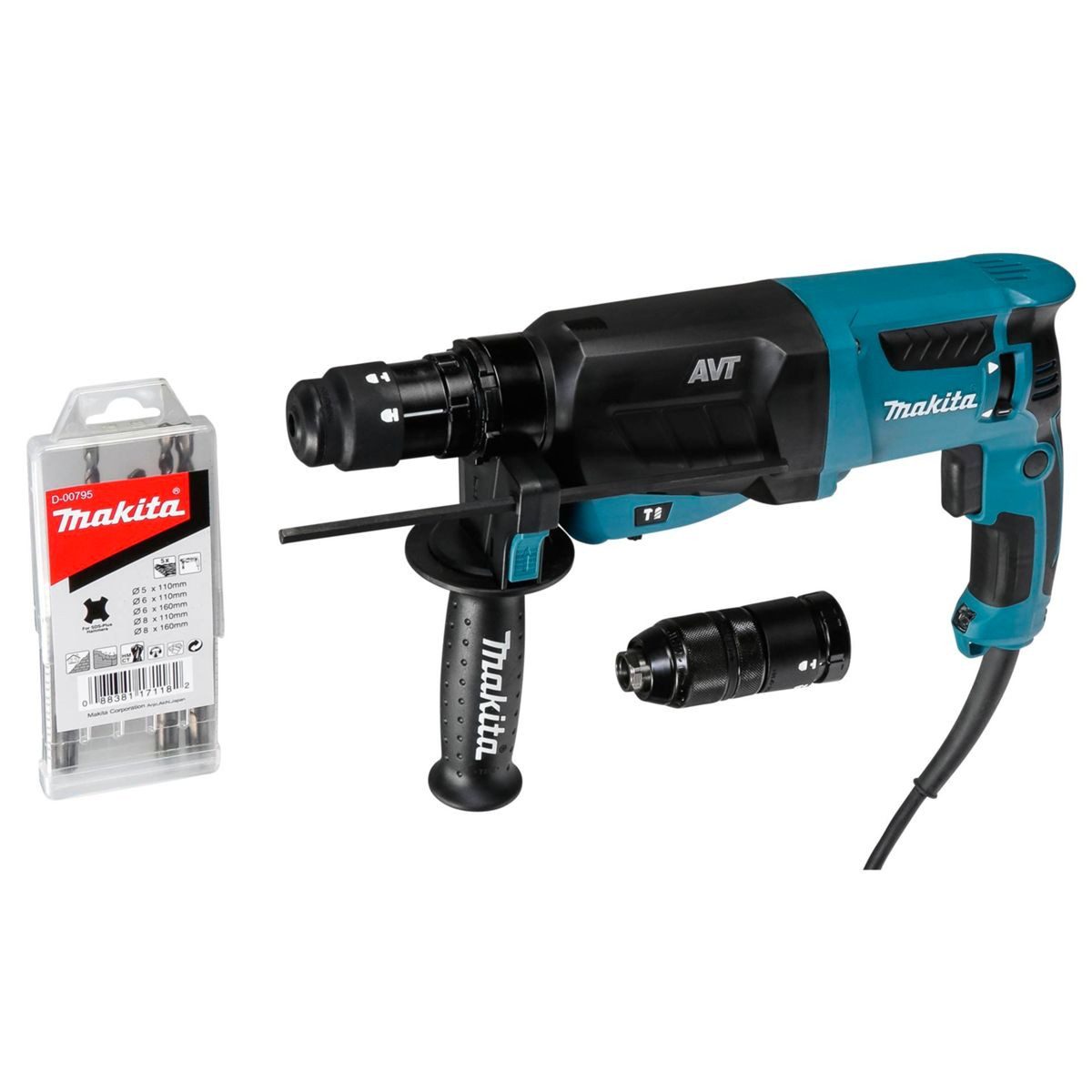 Makita Bohrhammer HR2631FT13 Bohrhammer im Alukoffer günstig online kaufen