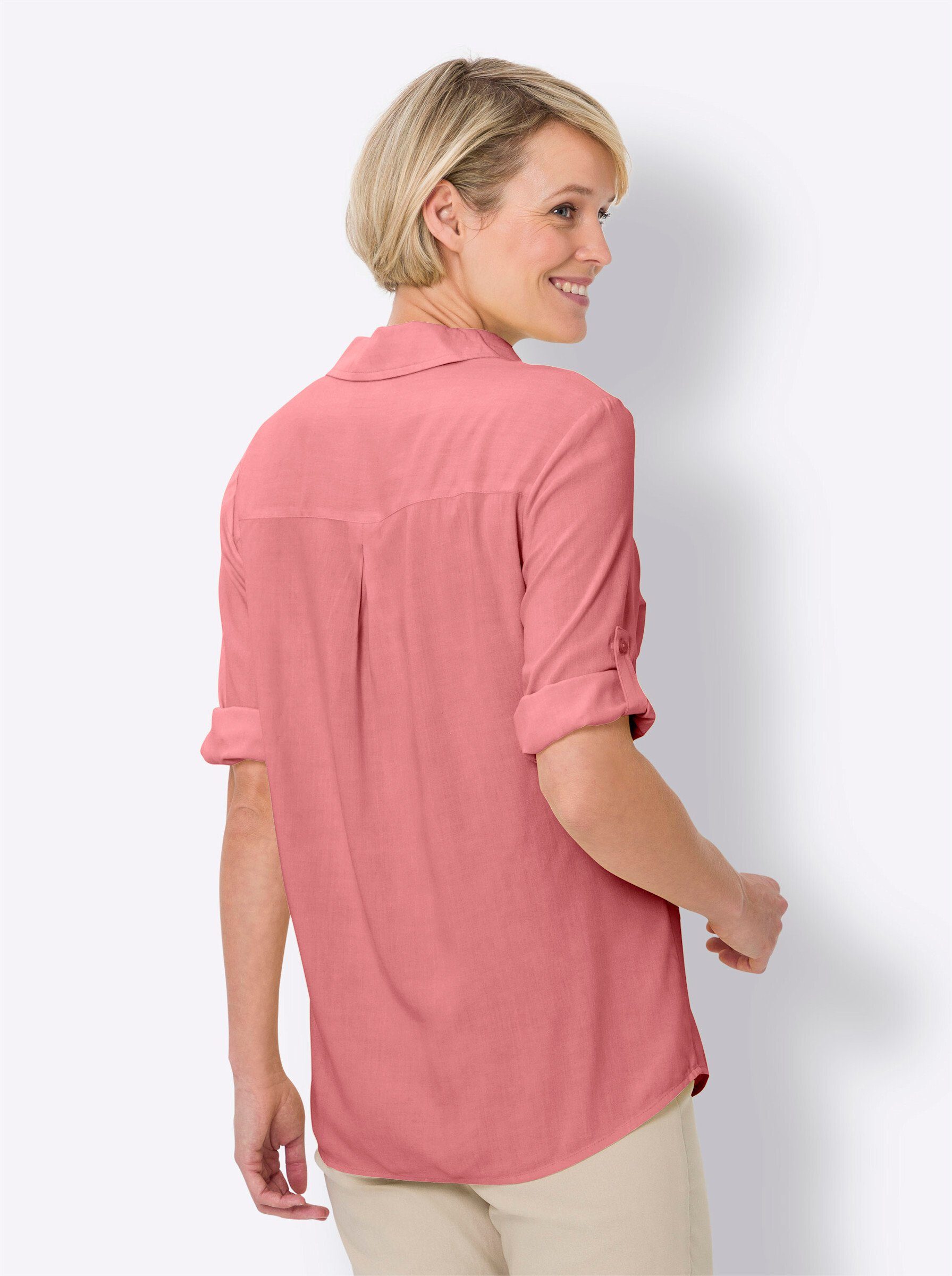 Sieh an! Klassische Bluse Schlupfbluse günstig online kaufen