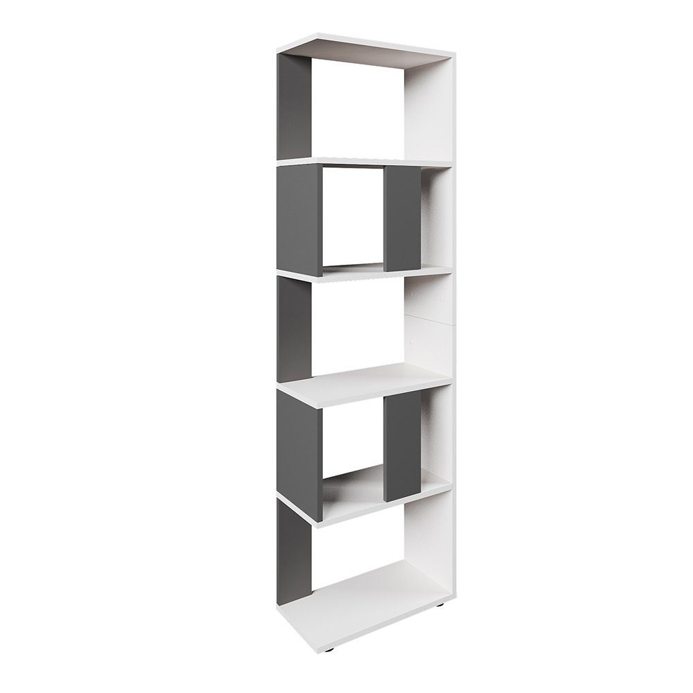 Vicco Raumteiler, Anthrazit/Weiß, 45 x 162.6 cm, Freistehend günstig online kaufen