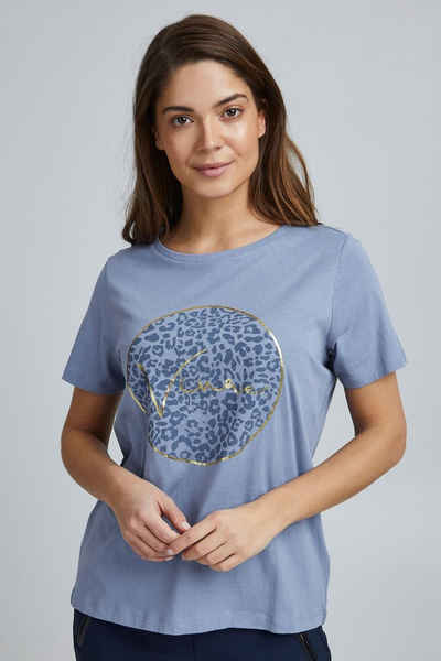 fransa T-Shirt »FREMATEE 2 T-Shirt - 20610108« T-Shirt mit Aufdruck