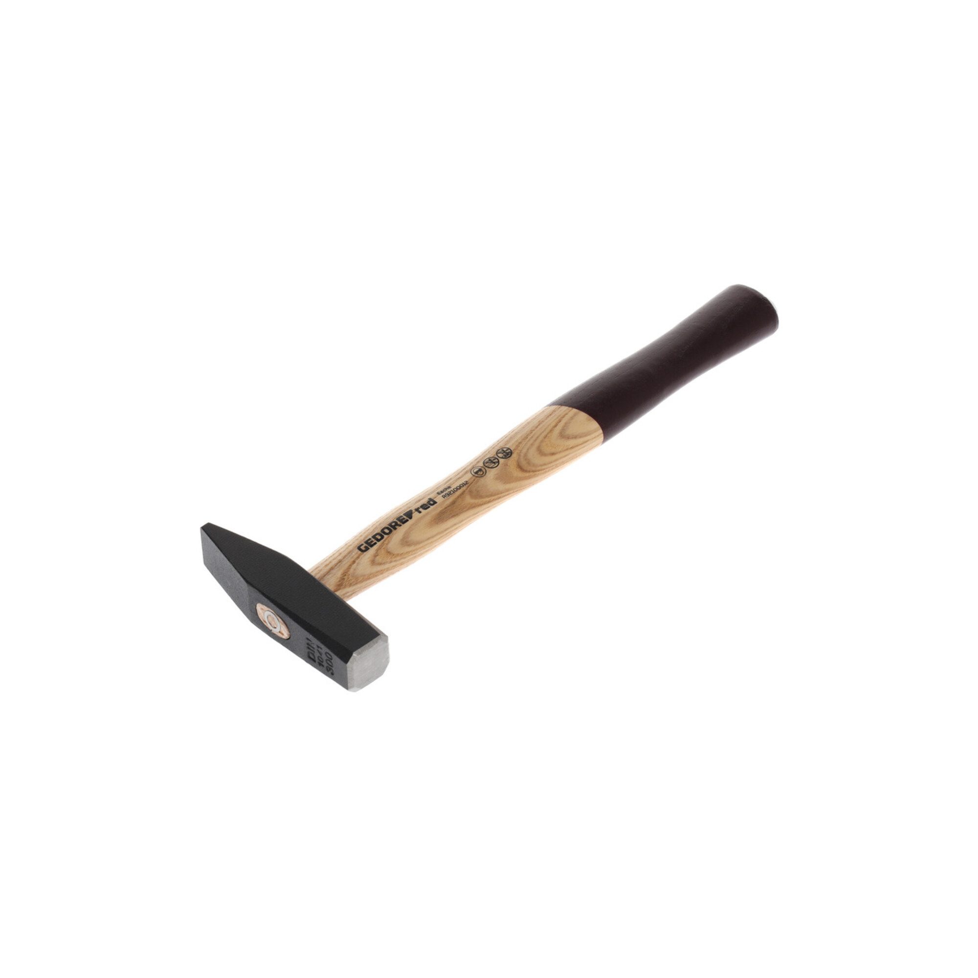 Gedore Red Hammer Gedore red Schlosserhammer mit Holzgriff, 300 g Kopfgewicht, Hammer mi