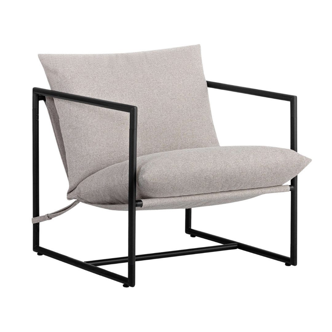 ZINUS Loungesessel Aidan mit Metallgestell und gepolstertem Kissen (Packung günstig online kaufen