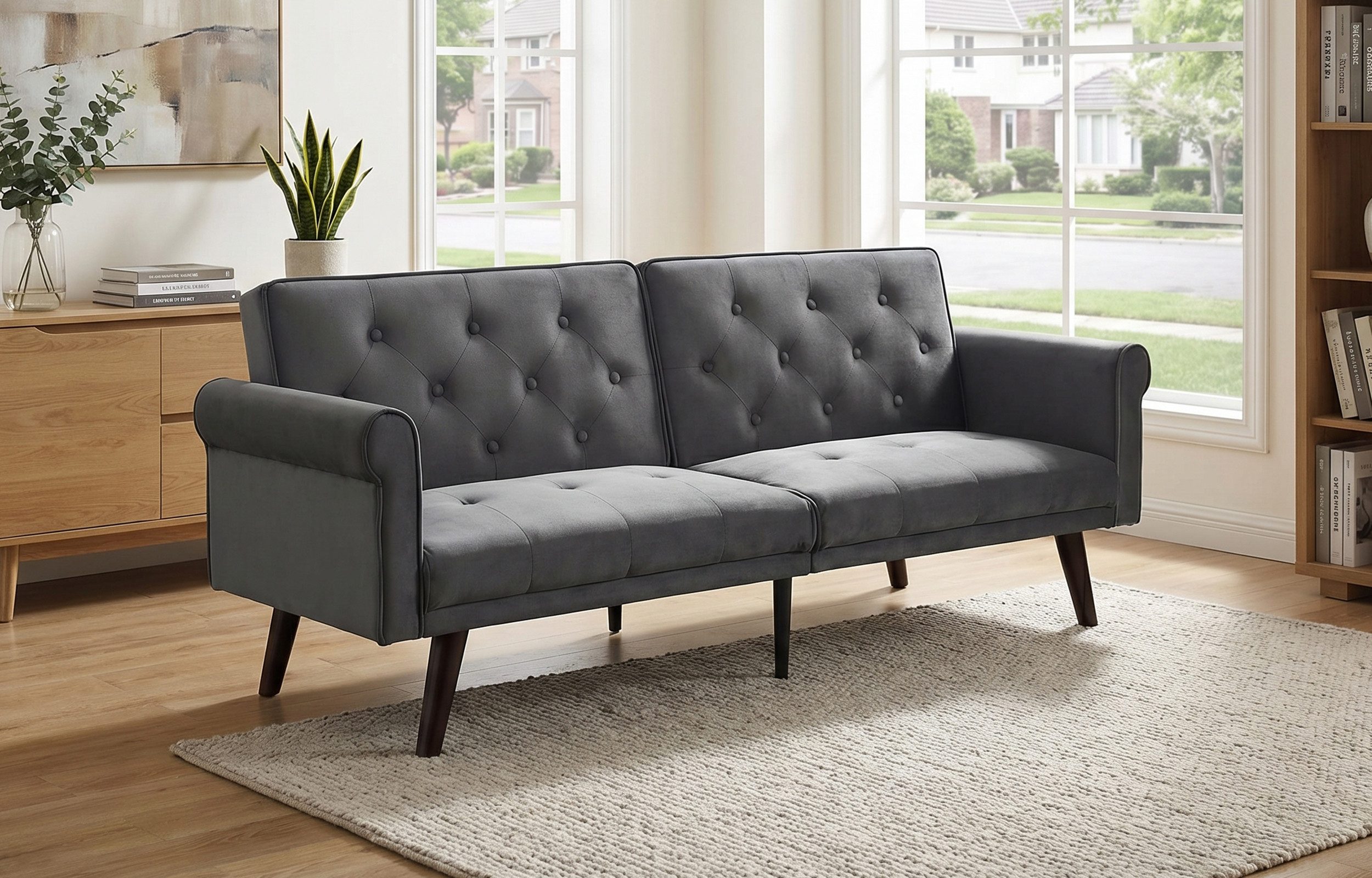 GLP Schlafsofa mit Schlaffunktion, Einzelartikel, 3-in-1 Schlafsofa mit 5-fach verstellbarer Rückenlehne
