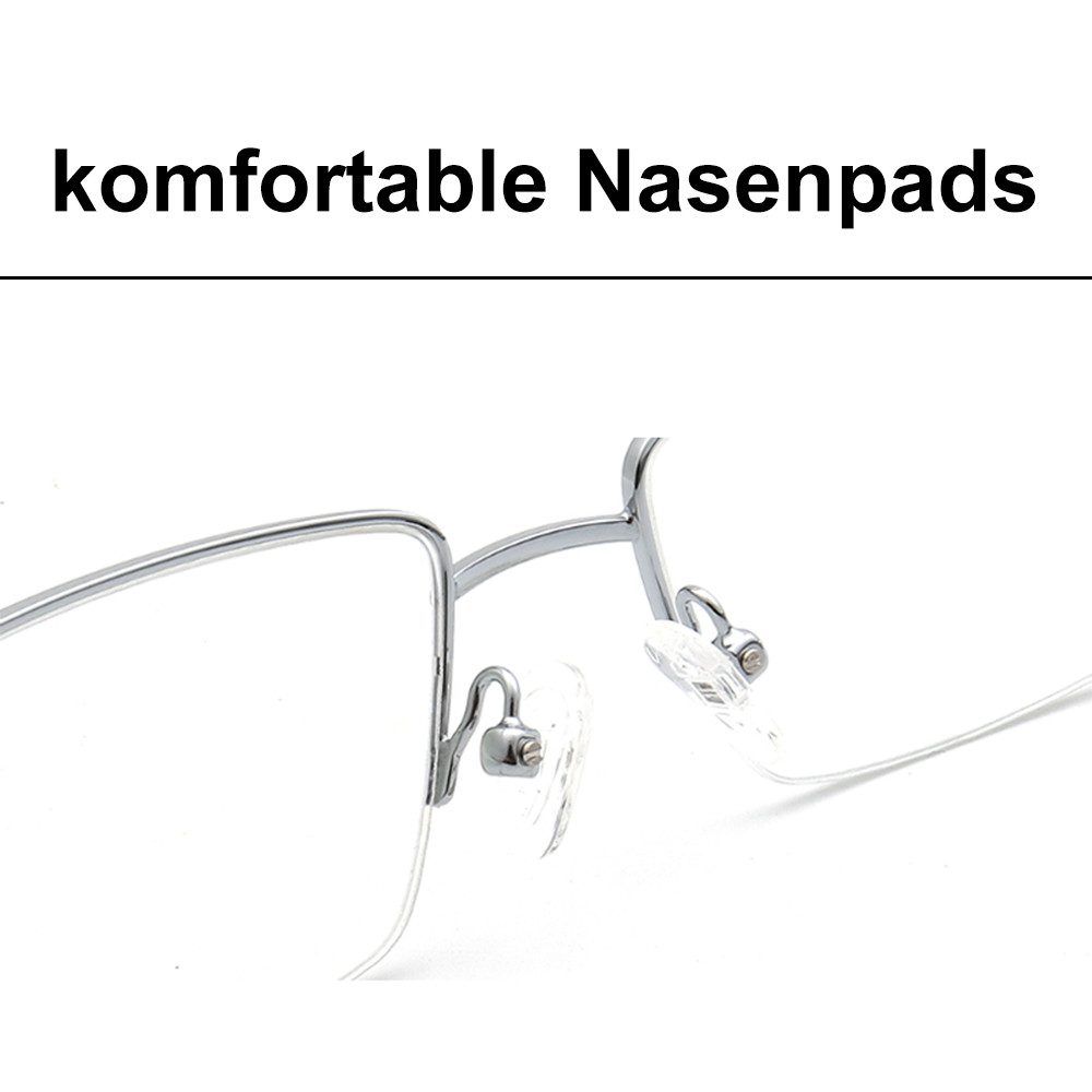 PACIEA Lesebrille Blaulichtfilter Halbrand Anti-Müdigkeit