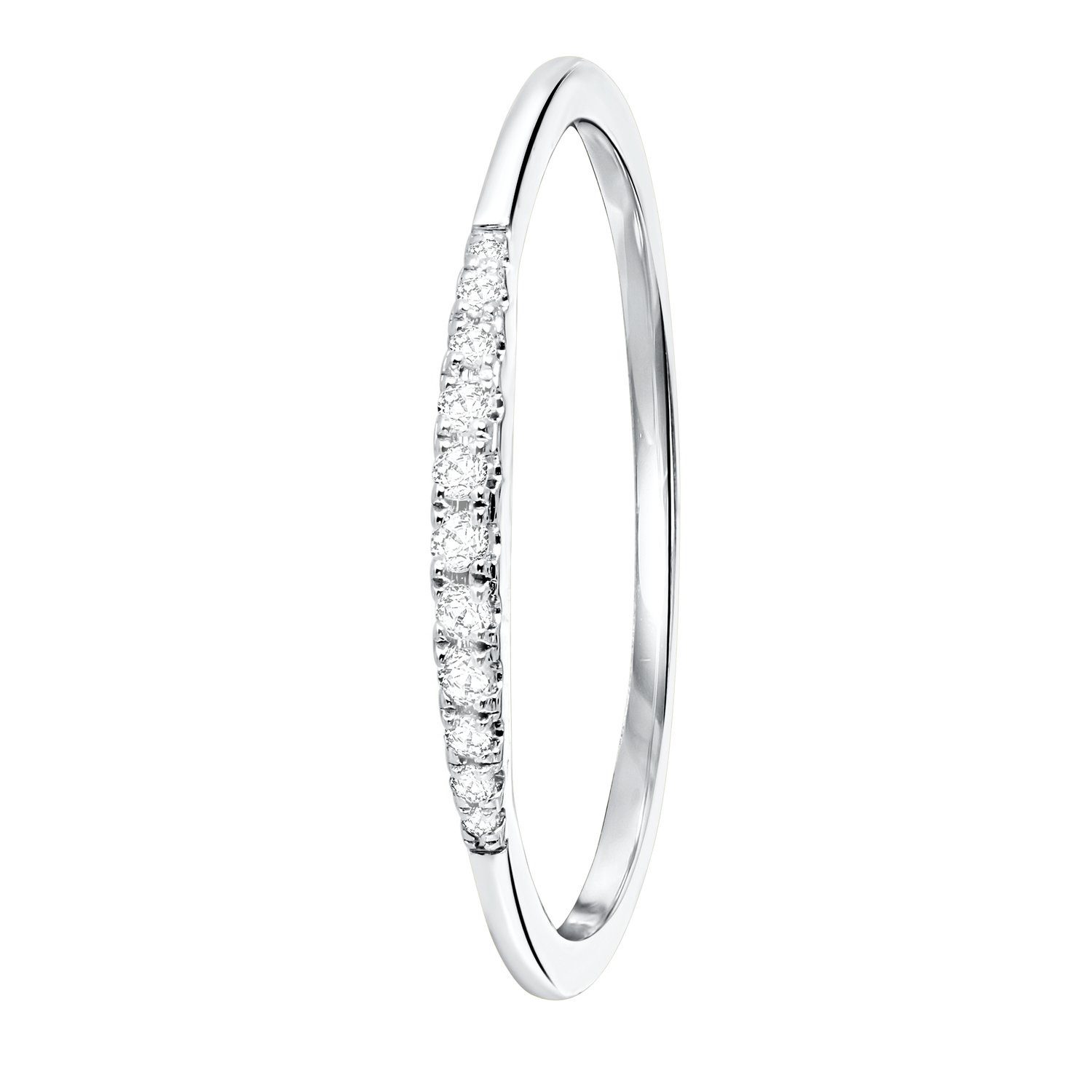 LUCARDI Fingerring Ring - 585 Gold - Silber - Diamant - Damen