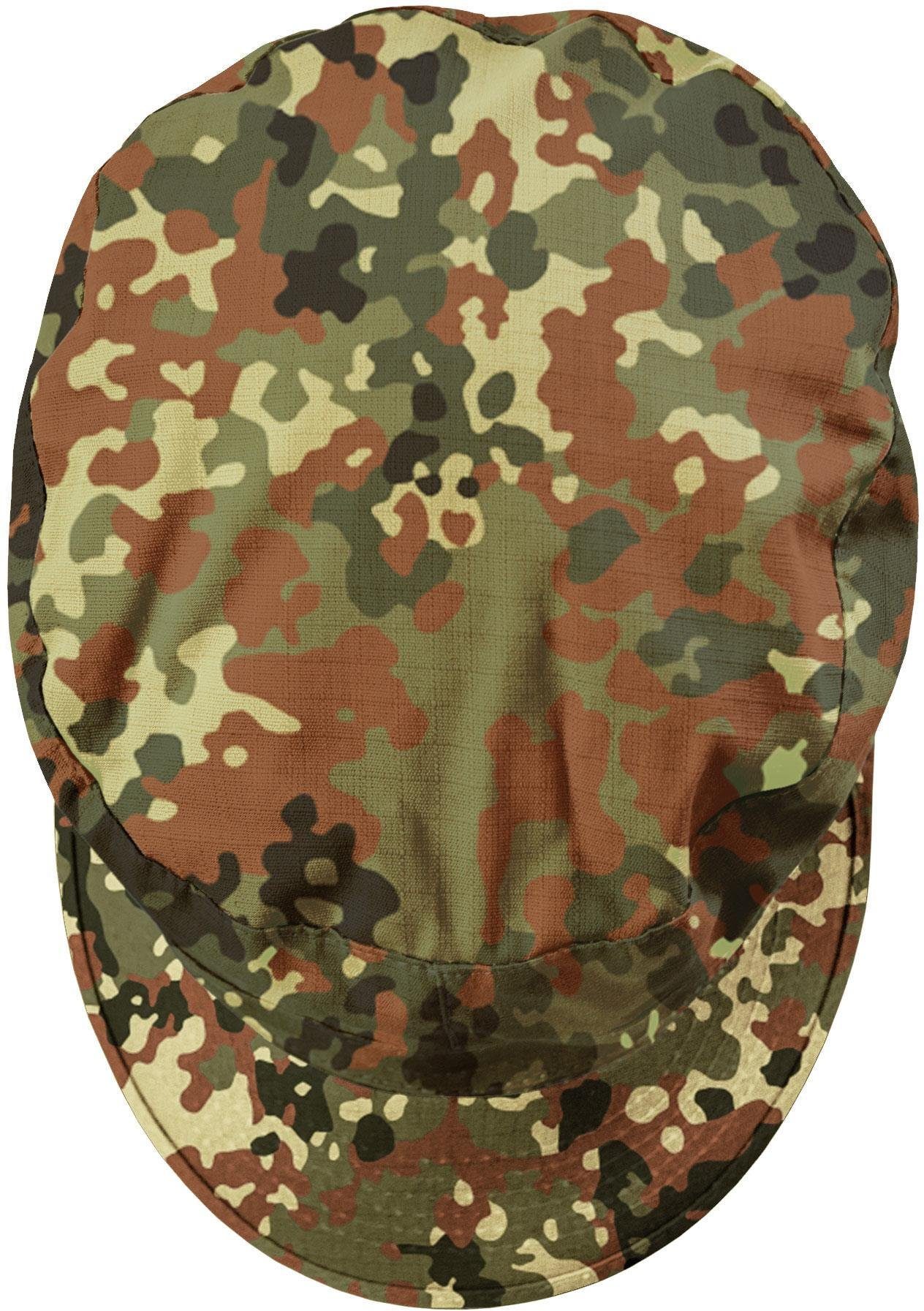 normani Army Cap BDU Ripstop Flecktarn Kappe Army Sommercap Outdoormütze Feldmütze Yankie Cap Schildmütze