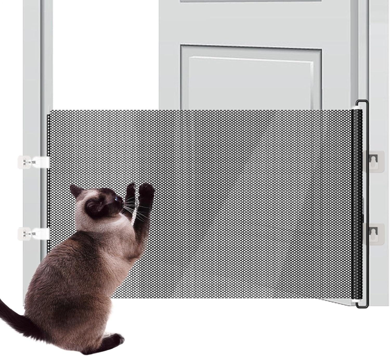 Coonoor Türschutzgitter usziehbar, Baby Absperrgitter Schutzgitter Treppe f günstig online kaufen