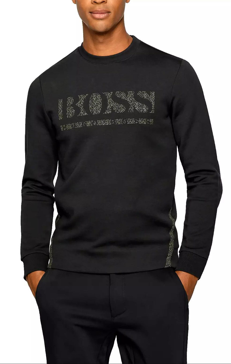 BOSS Sweatshirt Salbo Iconic Pixel-Print auf günstig online kaufen