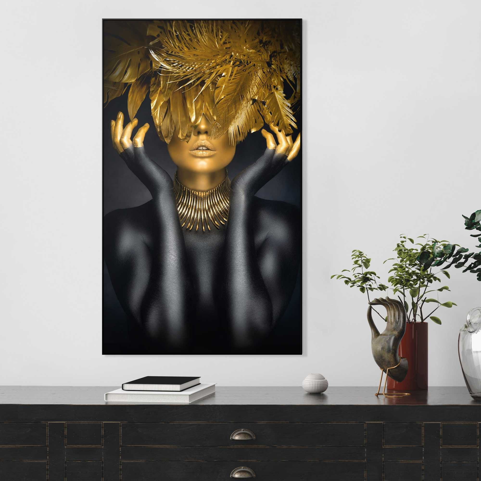 Reinders! Wandbild Golden Feathers günstig online kaufen