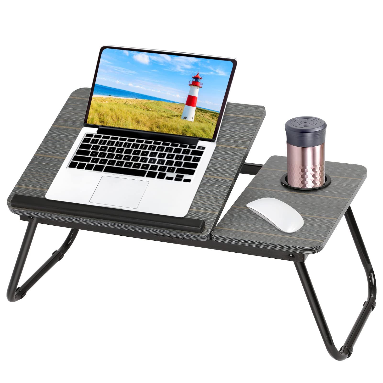 Youyijia Laptop Tablett Table pliable pour ordinateur portable - 55 x 32 x 25 cm