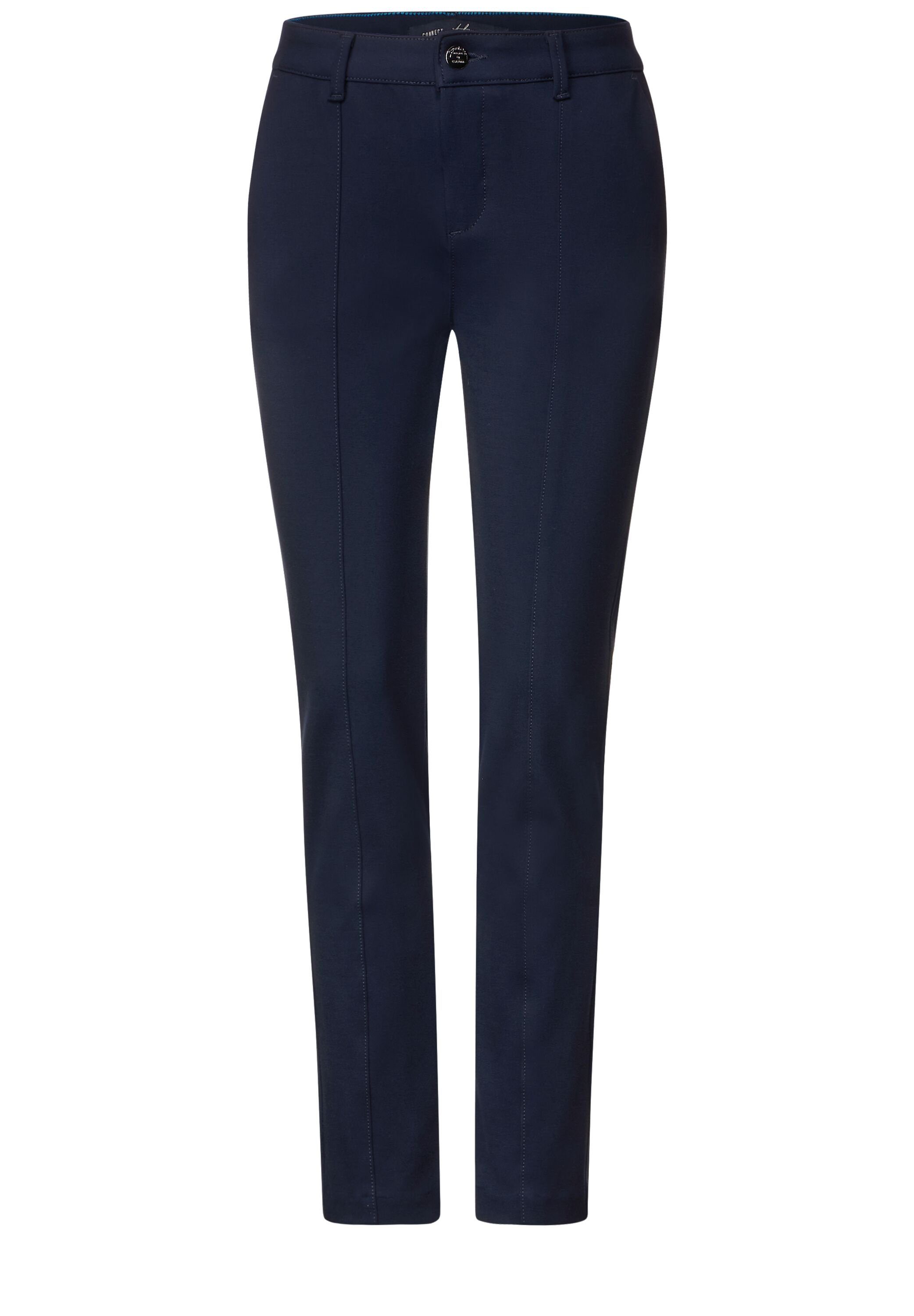 STREET ONE Chinos Casual Fit Chinohose deep blue | Stoffhosen