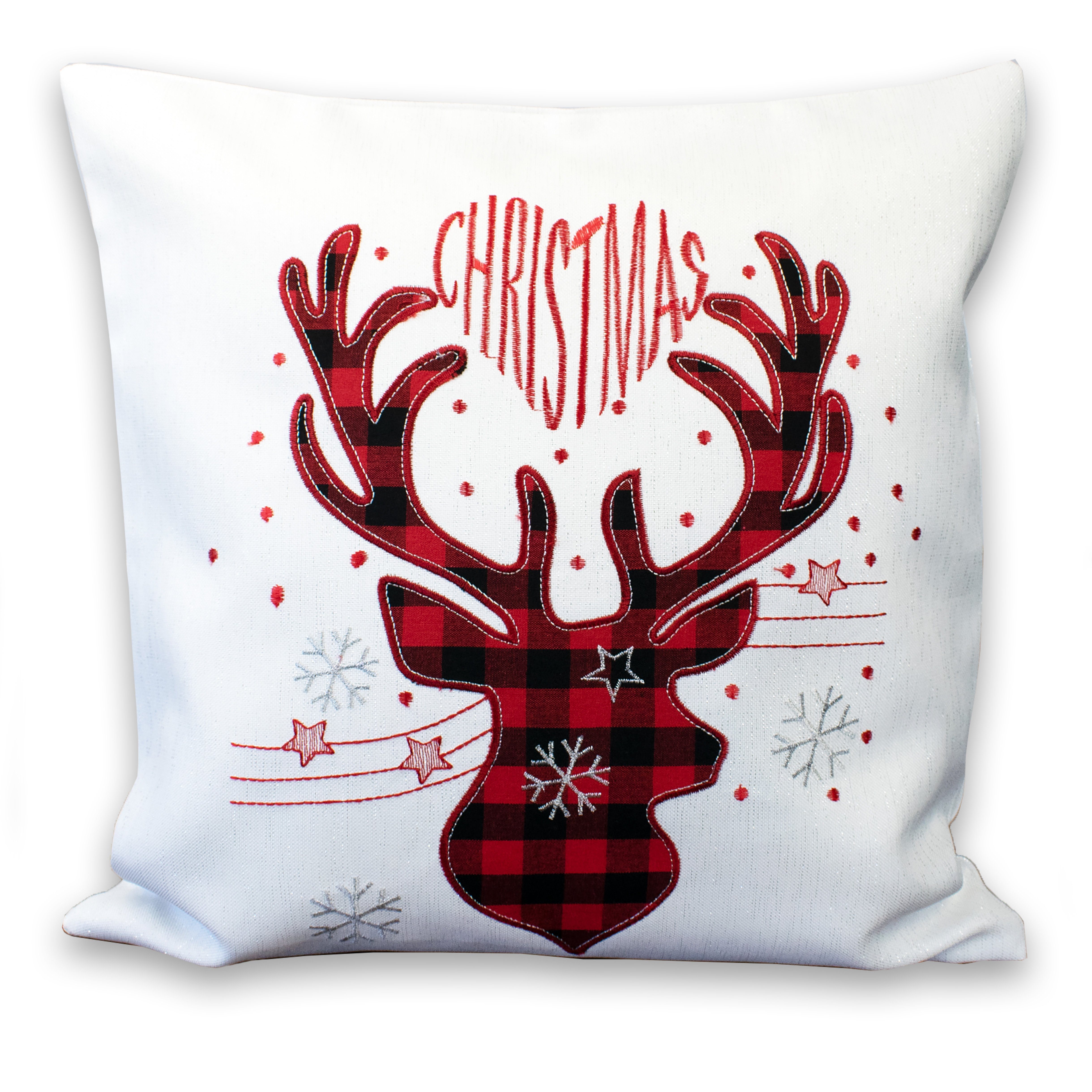 Delindo Lifestyle Kissenbezug Elch, (2 Stück), 2er Sparset günstig online kaufen