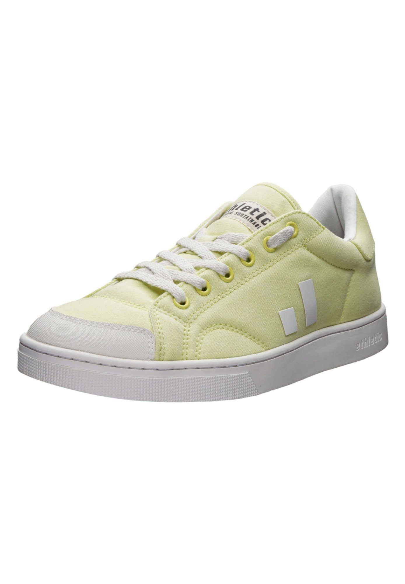 ETHLETIC Active Lo Cut Sneaker Fairtrade Produkt Lime Yellow - Just White