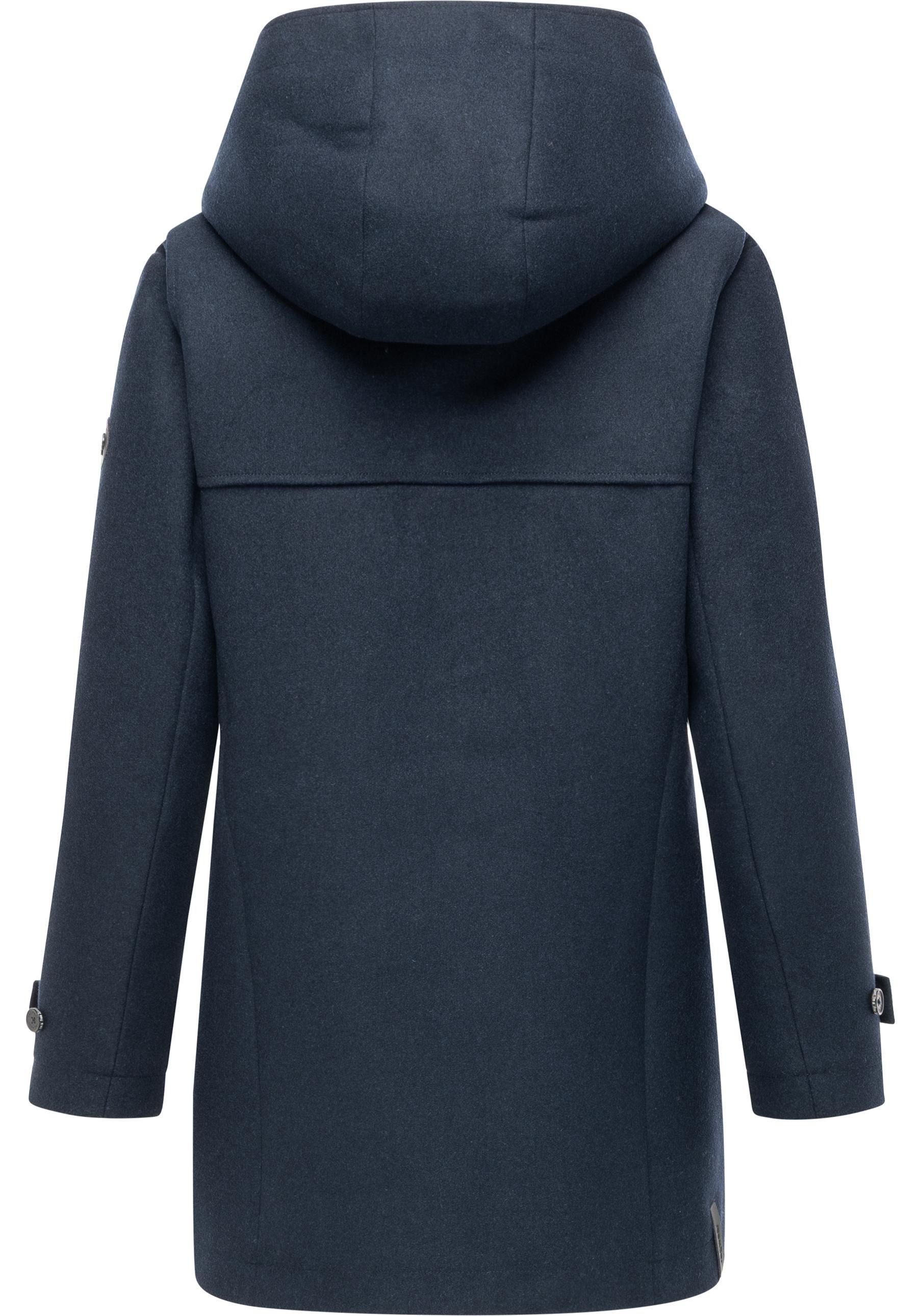 Ragwear Wintermantel Duffina YOUMODO warmer Mantel mit Knopfleiste