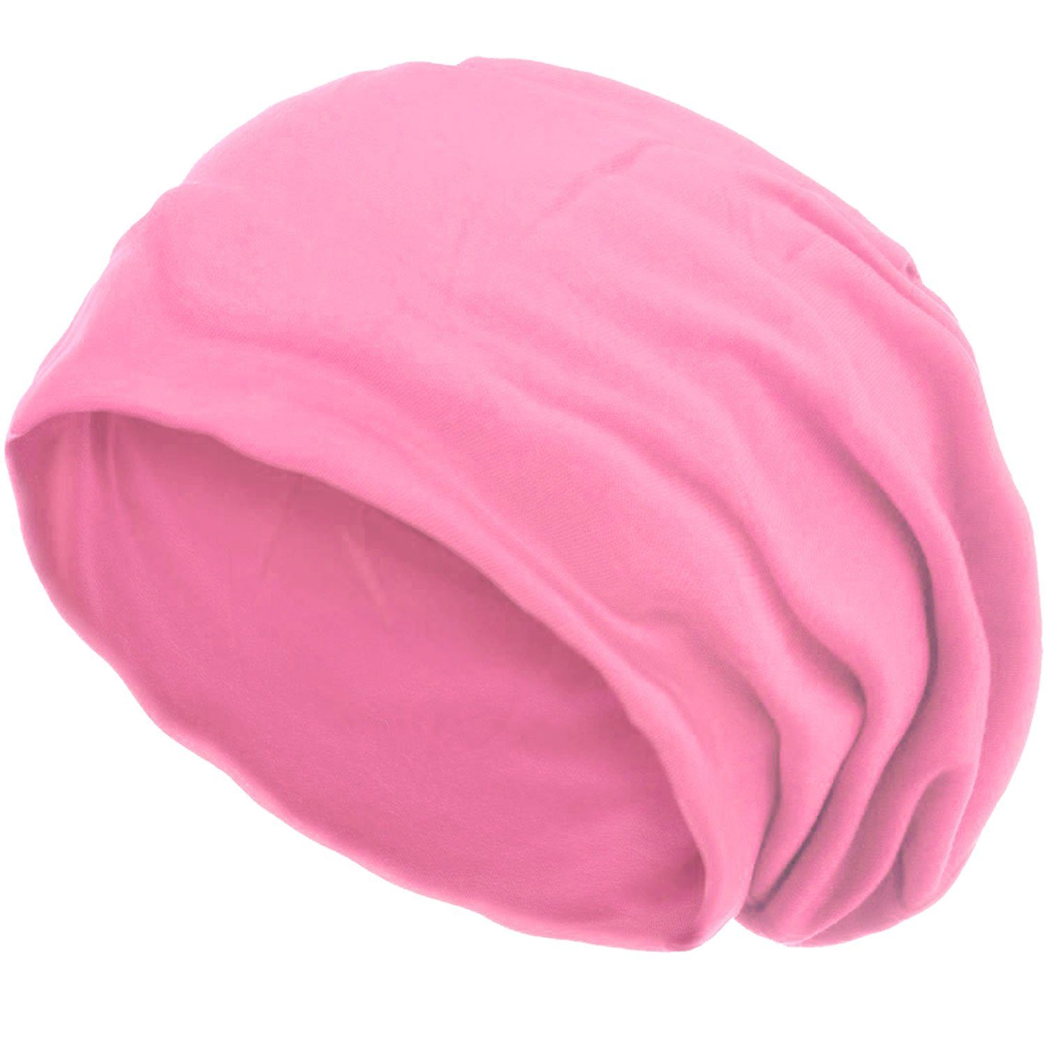 style3 Beanie (1-St) Mütze Damen Herren Haube Sommer Herbst XXL Chemo Schlafmütze Cap