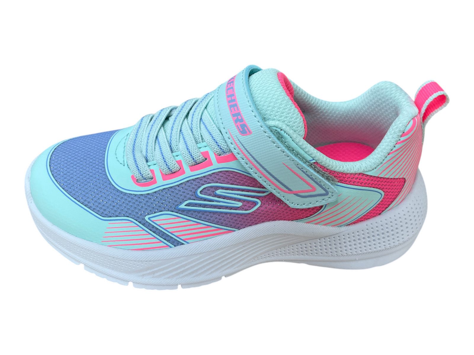 Skechers Skechers Girl Sneaker MICROSPEC ADVANCE 303657L/AQMT hellblau multi Sneaker – Bild 3 von 5