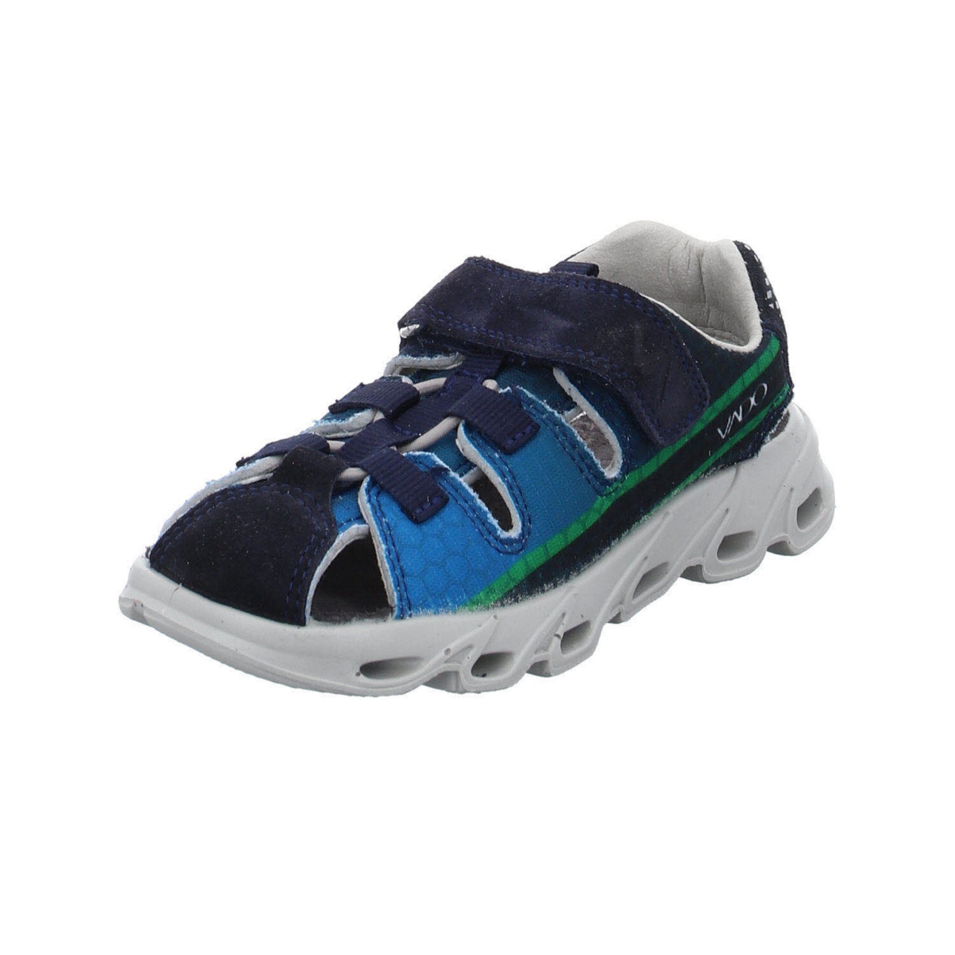 Sandale Vado Jungen Blau Textil Schuhe Kinderschuhe Sandale Sandalen Box