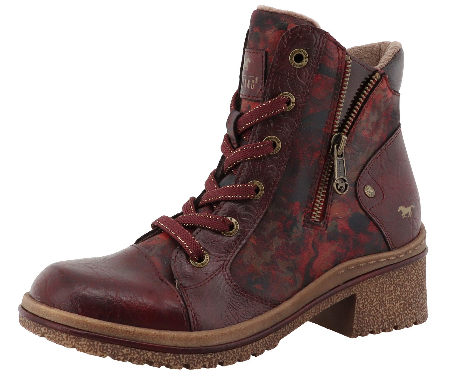 Mustang Shoes 36M0092001 099 bordo-multi Stiefelette