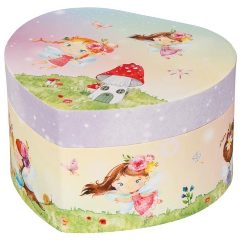 goki Spieluhr goki Musikspieldose Elfe Schwanensee 15563 Schmuckdose Spieldose Neu, Mit Spieluhr und Drehmechanismus