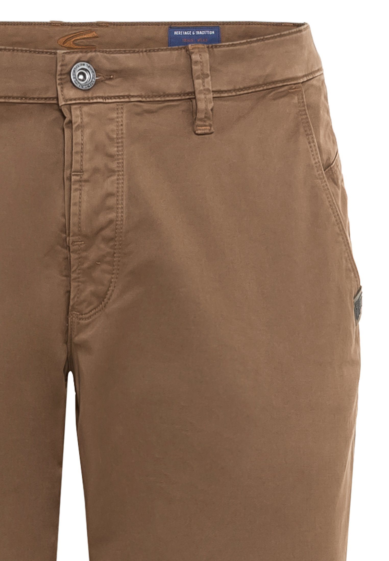 Madison camel Herren active camel Chinohose Garment active Dyed Chinohose