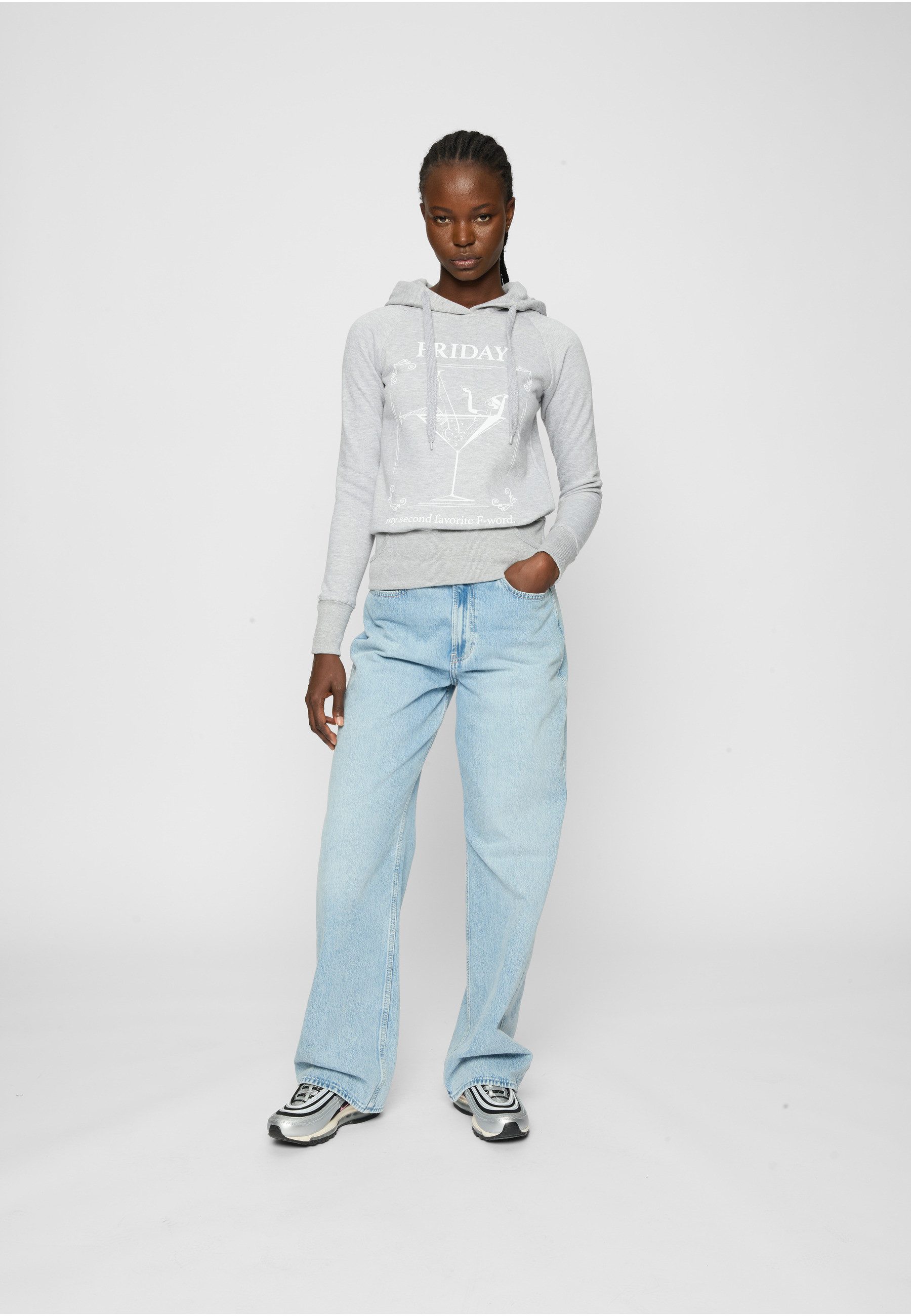 MisterTee Sweatshirt MisterTee Damen Ladies F-Word Hoody (1-tlg)