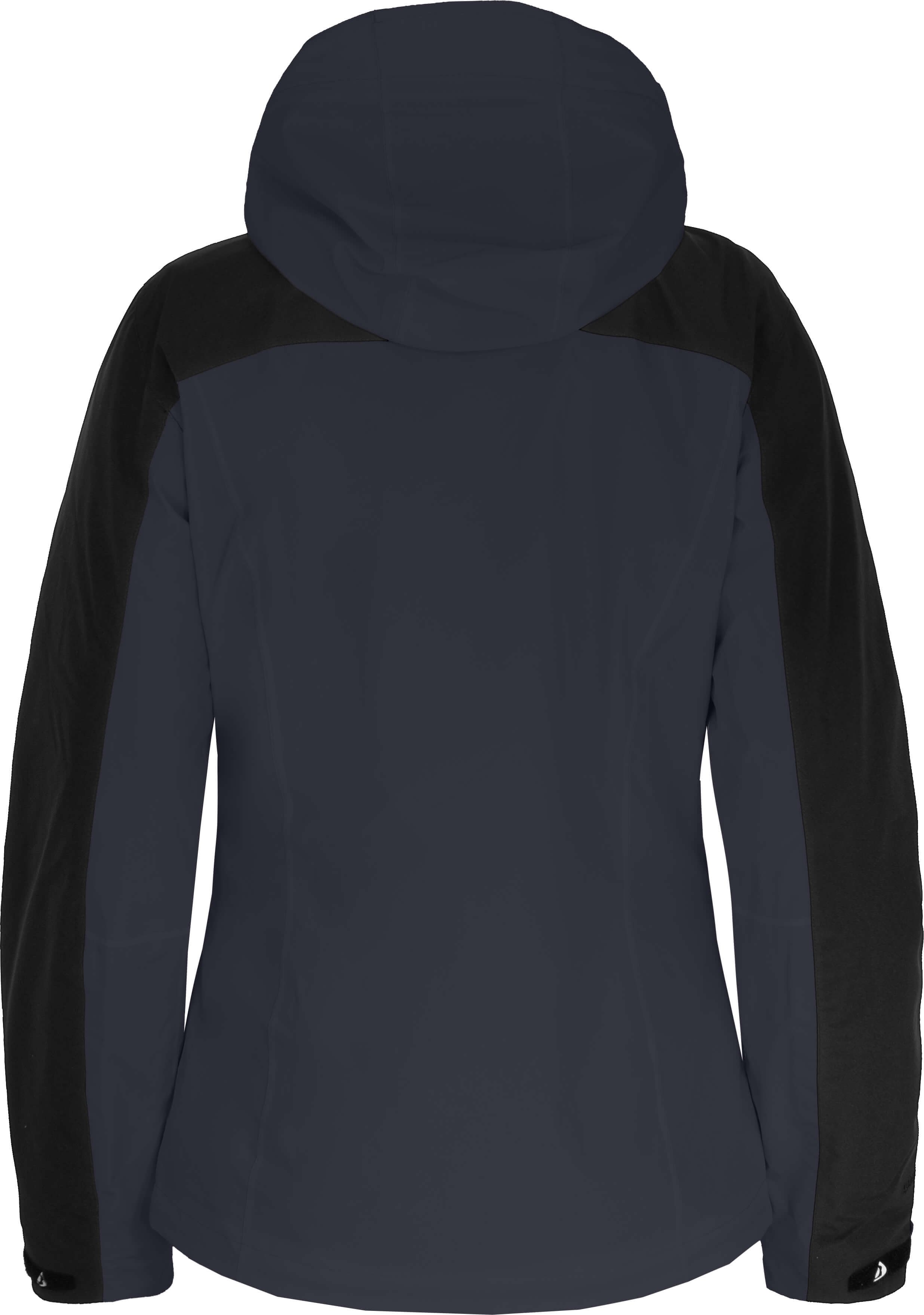 Bergson Regenjacke KURRIKA Damen Regenjacke, Netzfutter, 20000 mm Wassersäule, Langgrößen, Nacht – Bild 4 von 5