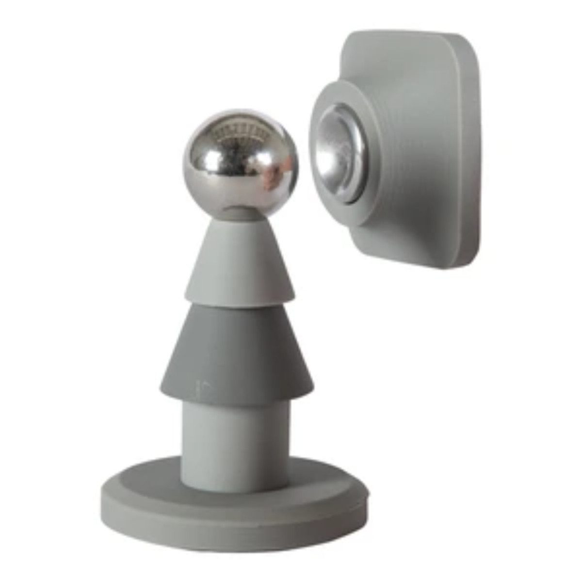 genialo Türstopper Türstopper magnetisch 2er Set Türhalter Grau