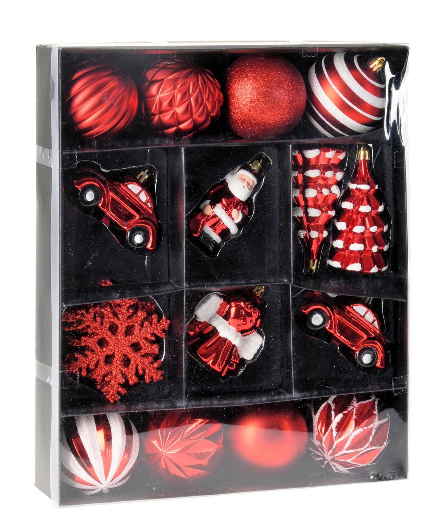 Spetebo Christbaumschmuck Deko Schmuck Set für den Weihnachtsbaum - 20-tlg. (20-tlg), verschiedene Motive, unterschiedliche Größen,zum hängen