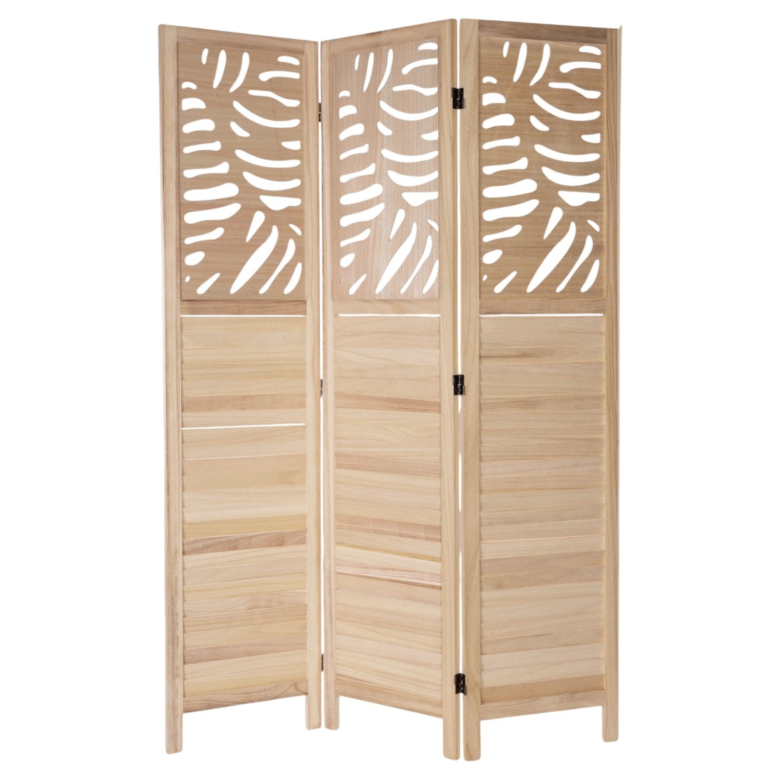 CREEDWOOD Paravent RAUMTEILER "PALM", Holz 170x120cm günstig online kaufen