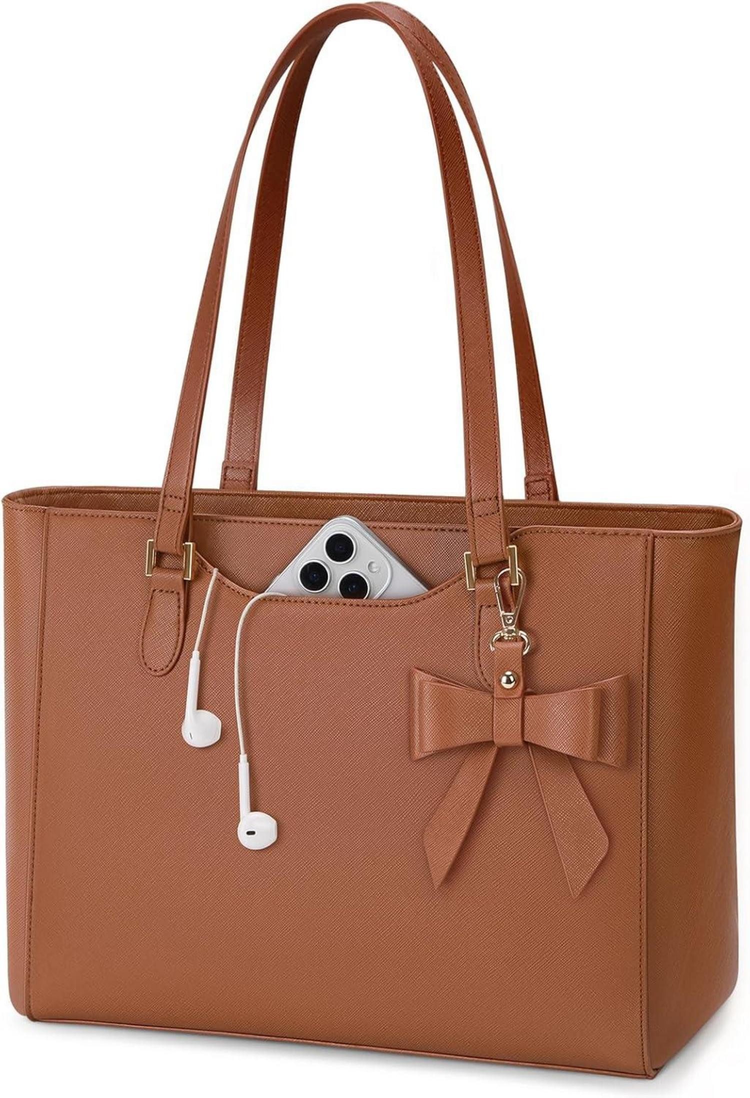 Handtasche Handtasche Damen Groß Wasserdicht Leder Tote Bag Schultertasche