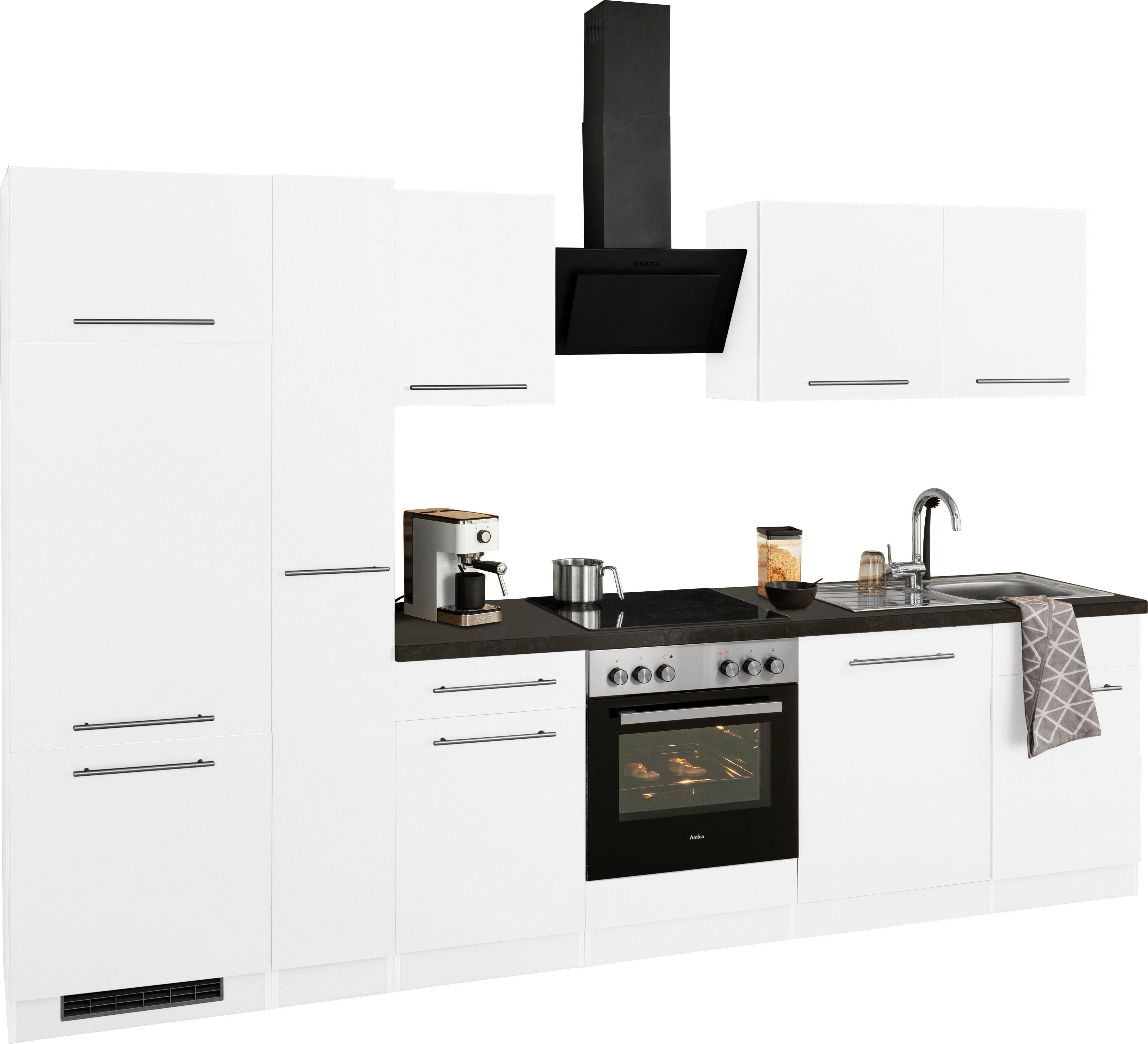 wiho Küchen Küchenzeile Unna, ohne E-Geräte, Breite 310 cm