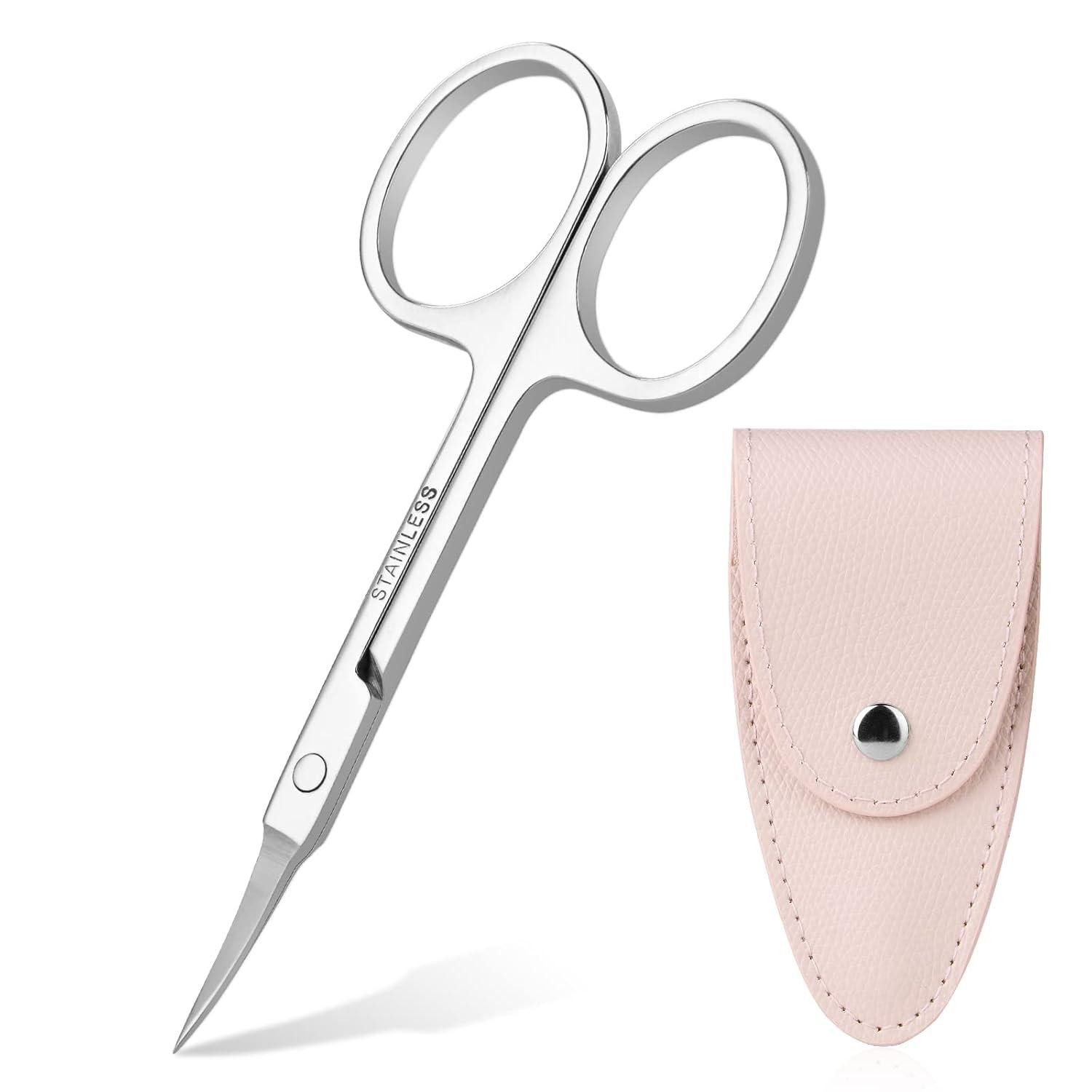 Hautschere Hautschere Edelstahl Nagelschere mit Ledertasche Maniküre