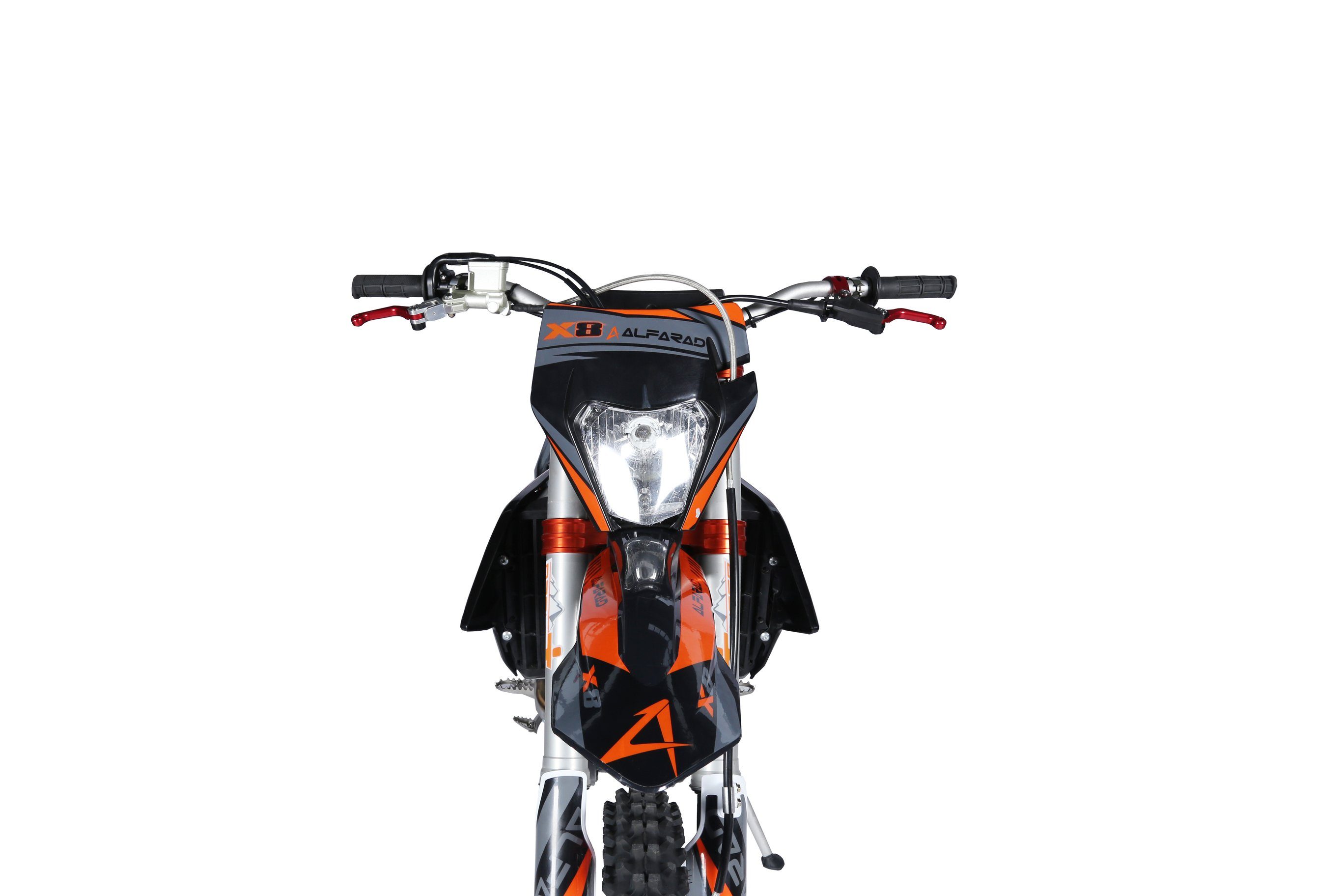 KXD Dirt Bike 300ccm Alfarad X8 Dirtbike Vollsross Enduro Crossbike 21/19 Black