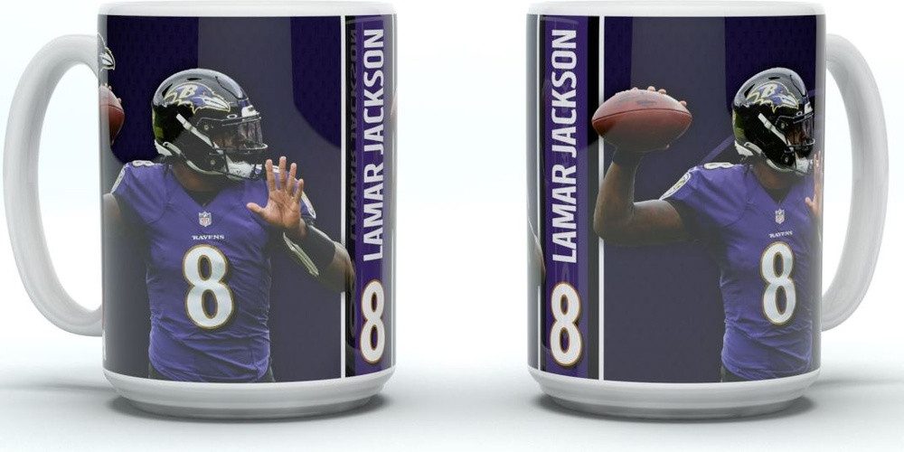 Baltimore Ravens Becher Jumbo Mug Motion Jackson