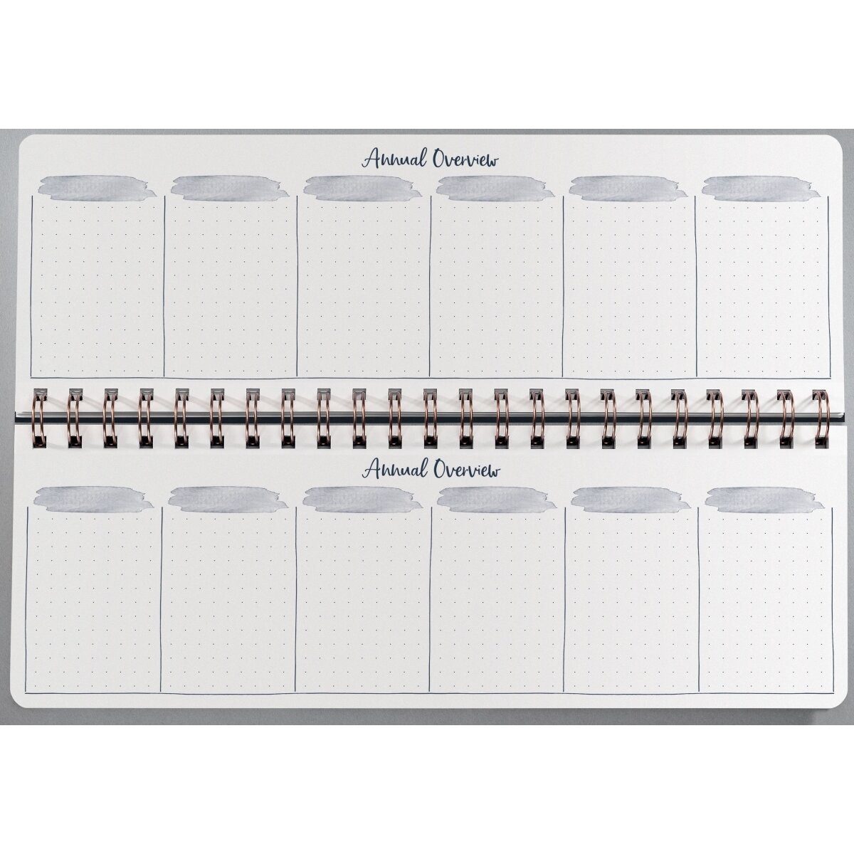 Sigel Schreibtischkalender Wochenplaner Jolie (EN) undatiert 1 Woche/2 Seiten Flower Love 30x11,4